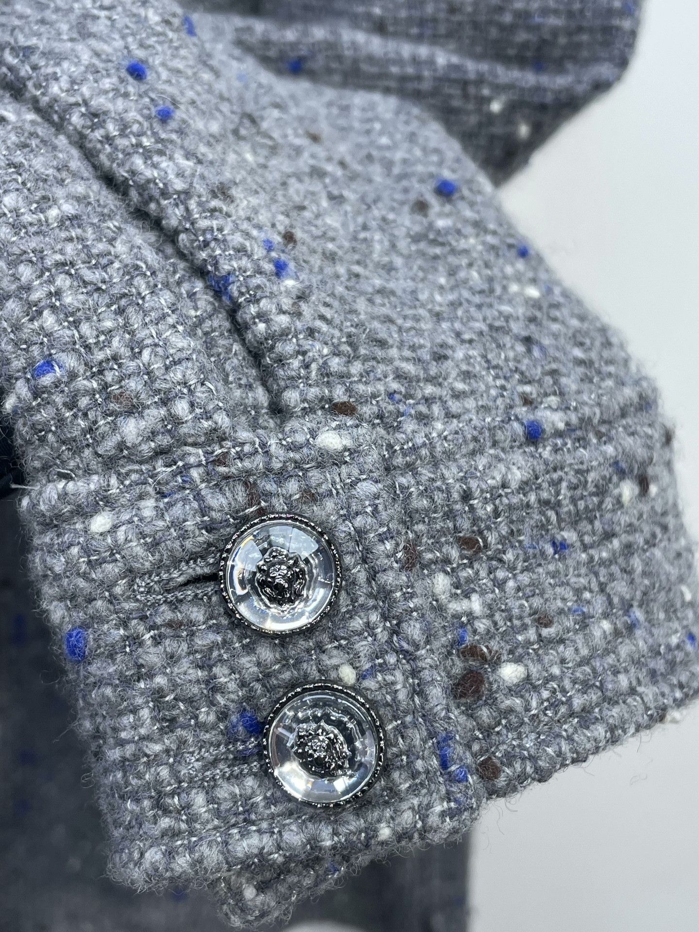 Chanel Chanel 24A Lion Buckle Tweed Shirt Size US M / EU 48-50 / 2 - 4 Thumbnail