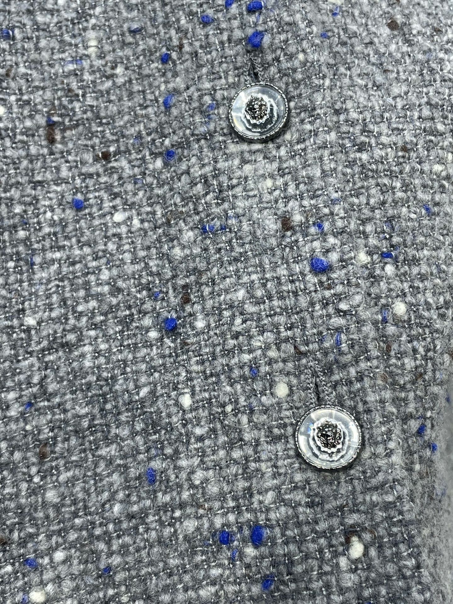 Chanel Chanel 24A Lion Buckle Tweed Shirt Size US M / EU 48-50 / 2 - 3 Thumbnail