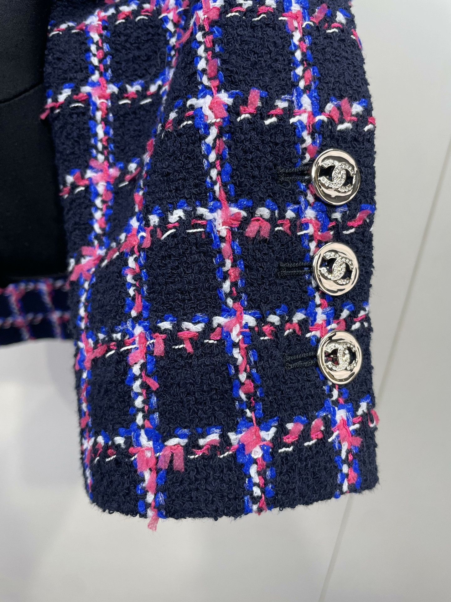 Chanel Chanel 24P Plaid Tweed Jacket Size XXS / US 00 / IT 34 - 3 Thumbnail