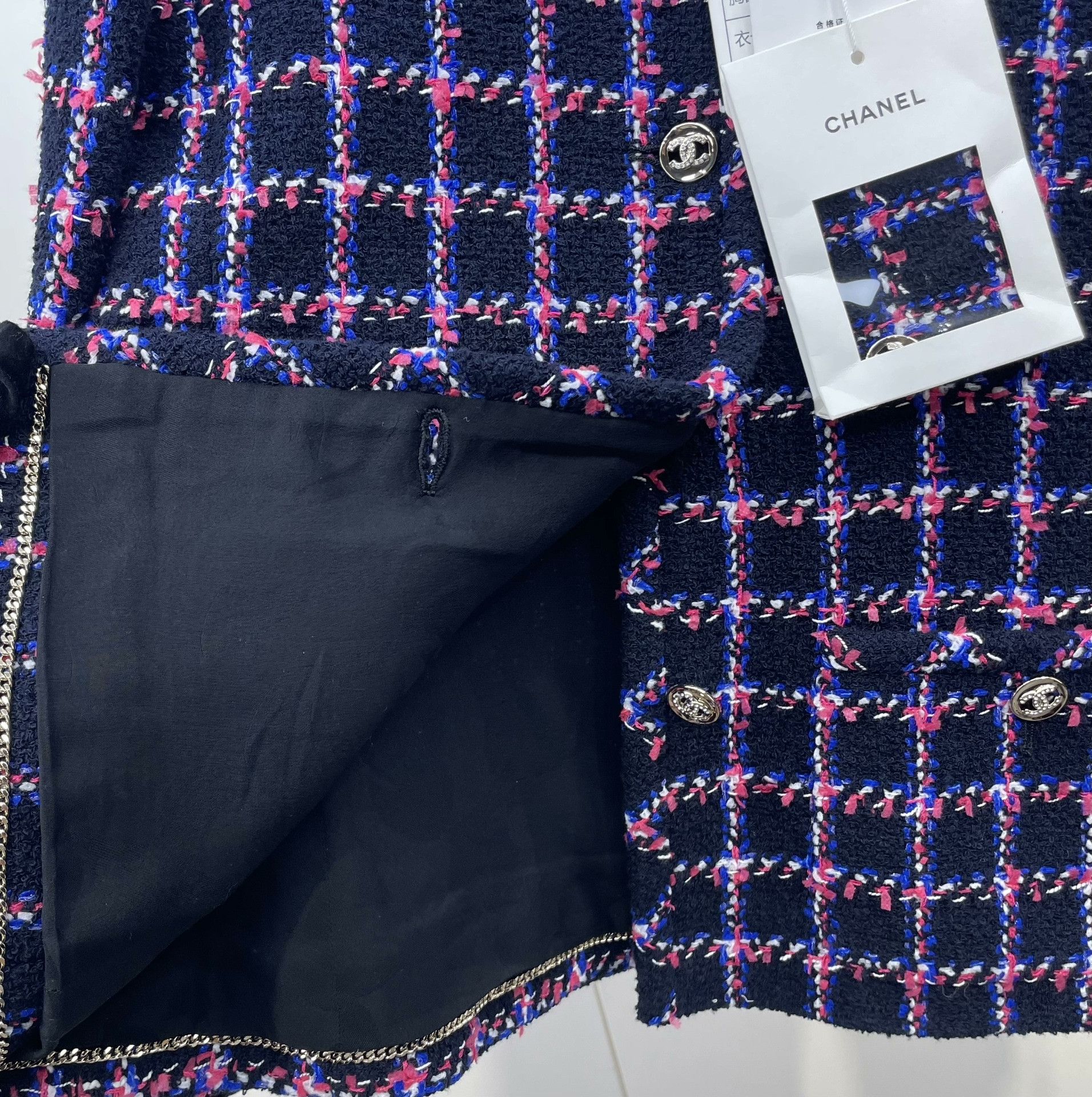 Chanel Chanel 24P Plaid Tweed Jacket Size XXS / US 00 / IT 34 - 5 Thumbnail
