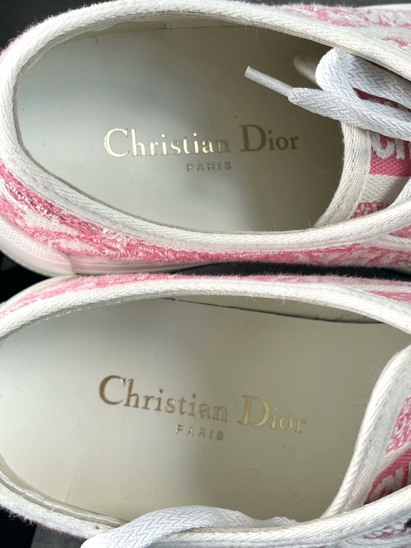 Dior Dior Pink Embroidered Casual Shoes Size US 6 / IT 36 - 6 Thumbnail