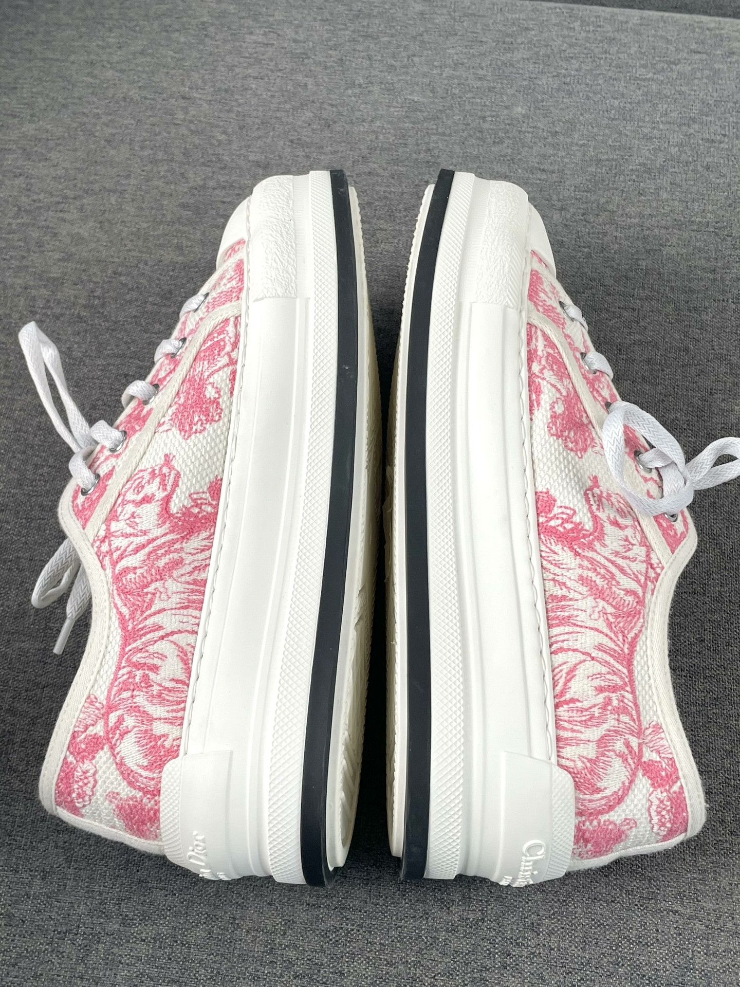 Dior Dior Pink Embroidered Casual Shoes Size US 6 / IT 36 - 3 Thumbnail