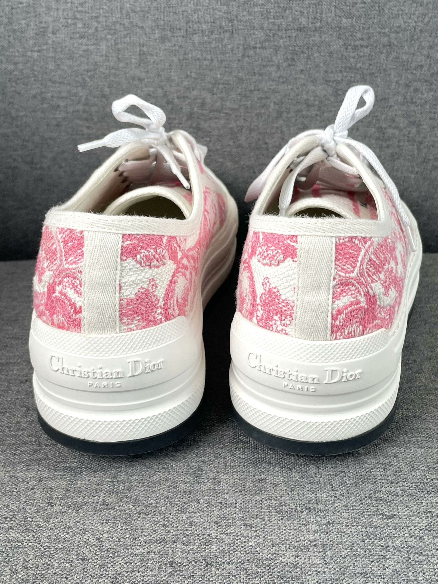 Dior Dior Pink Embroidered Casual Shoes Size US 6 / IT 36 - 2 Thumbnail