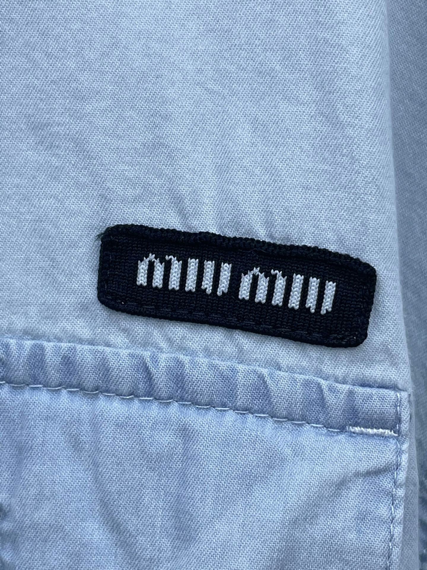 Miu Miu Miu Miu Washed Soft Denim Zip Shirt Size XS / US 0-2 / IT 36-38 - 3 Thumbnail