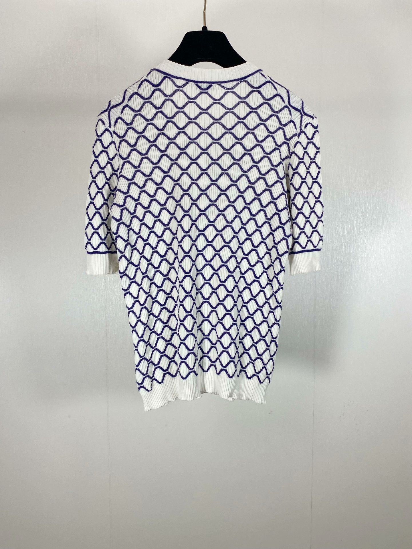 Chanel Chanel Pink Quilted Knit Short-Sleeve Top Size S / US 4 / IT 40 - 9 Thumbnail