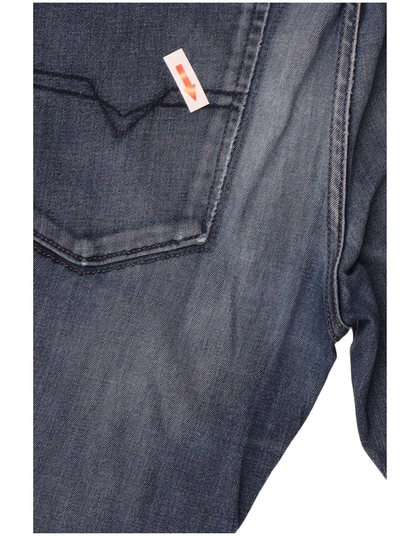Diesel Womens Sleenker Slim Fit Skinny Jeans W28 L28 Blue Cotton Size 24" / US 00 / IT 34 - 3 Thumbnail