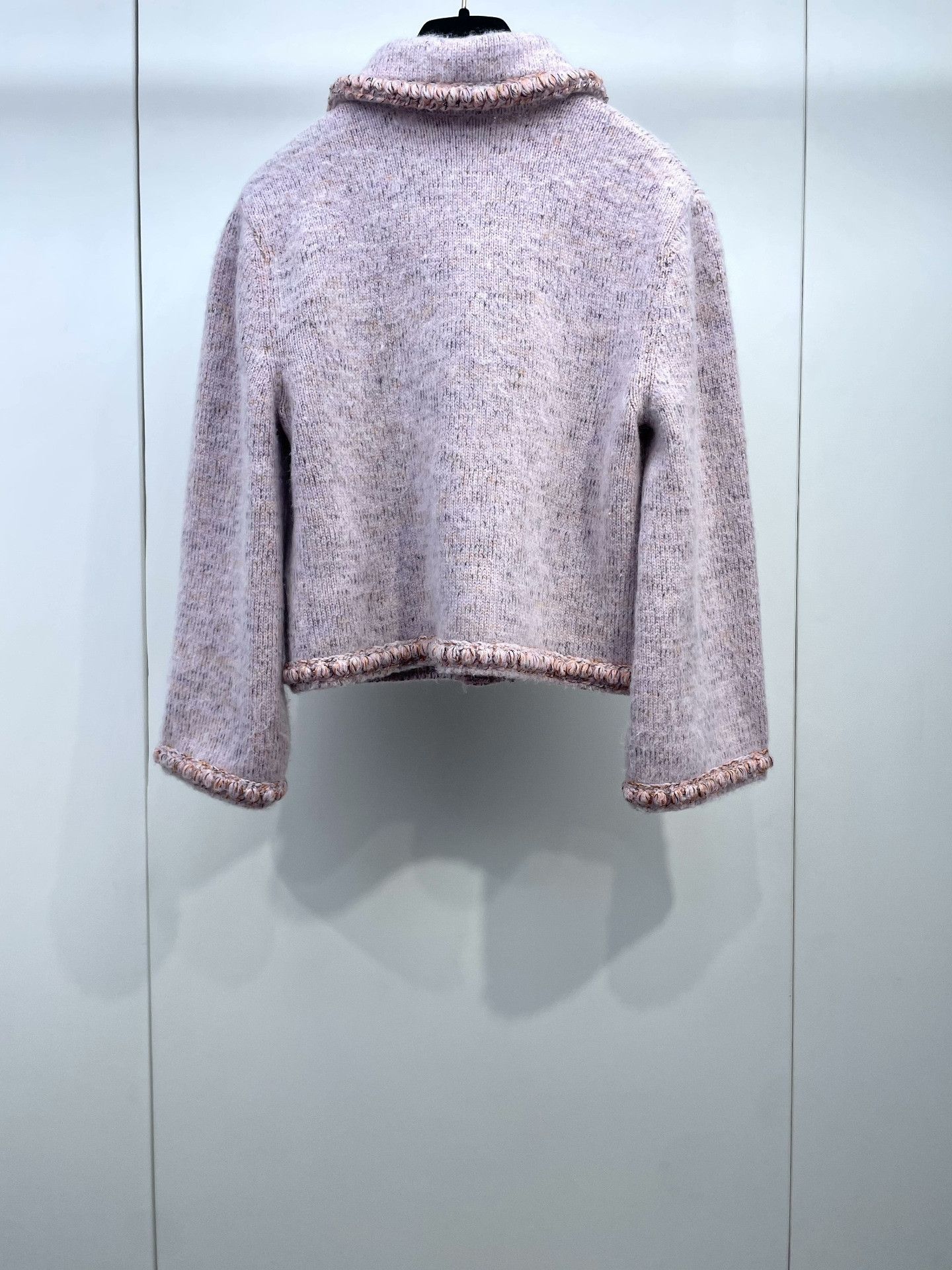 Chanel Chanel 25B Pink Knit Coat Size XS / US 0-2 / IT 36-38 - 2 Thumbnail