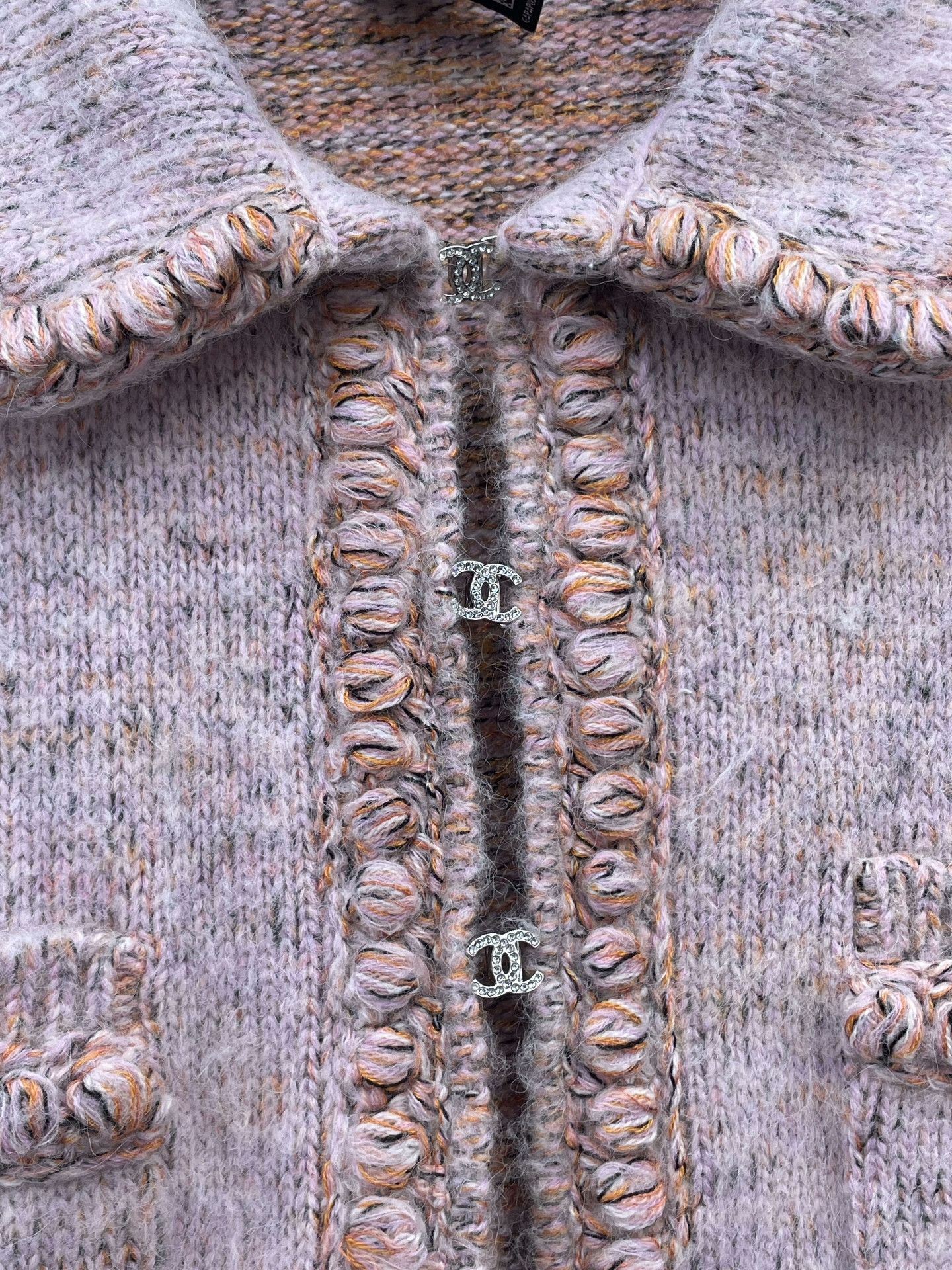 Chanel Chanel 25B Pink Knit Coat Size XS / US 0-2 / IT 36-38 - 4 Thumbnail