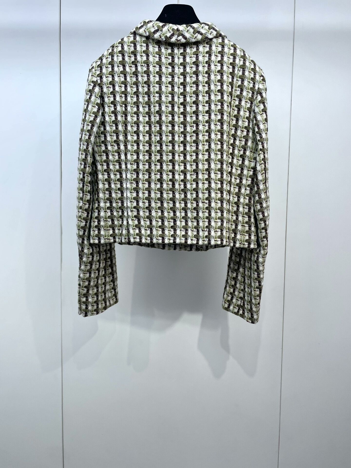 Chanel Chanel 23A Mustard Green Silver Button Coat Size S / US 4 / IT 40 - 2 Thumbnail