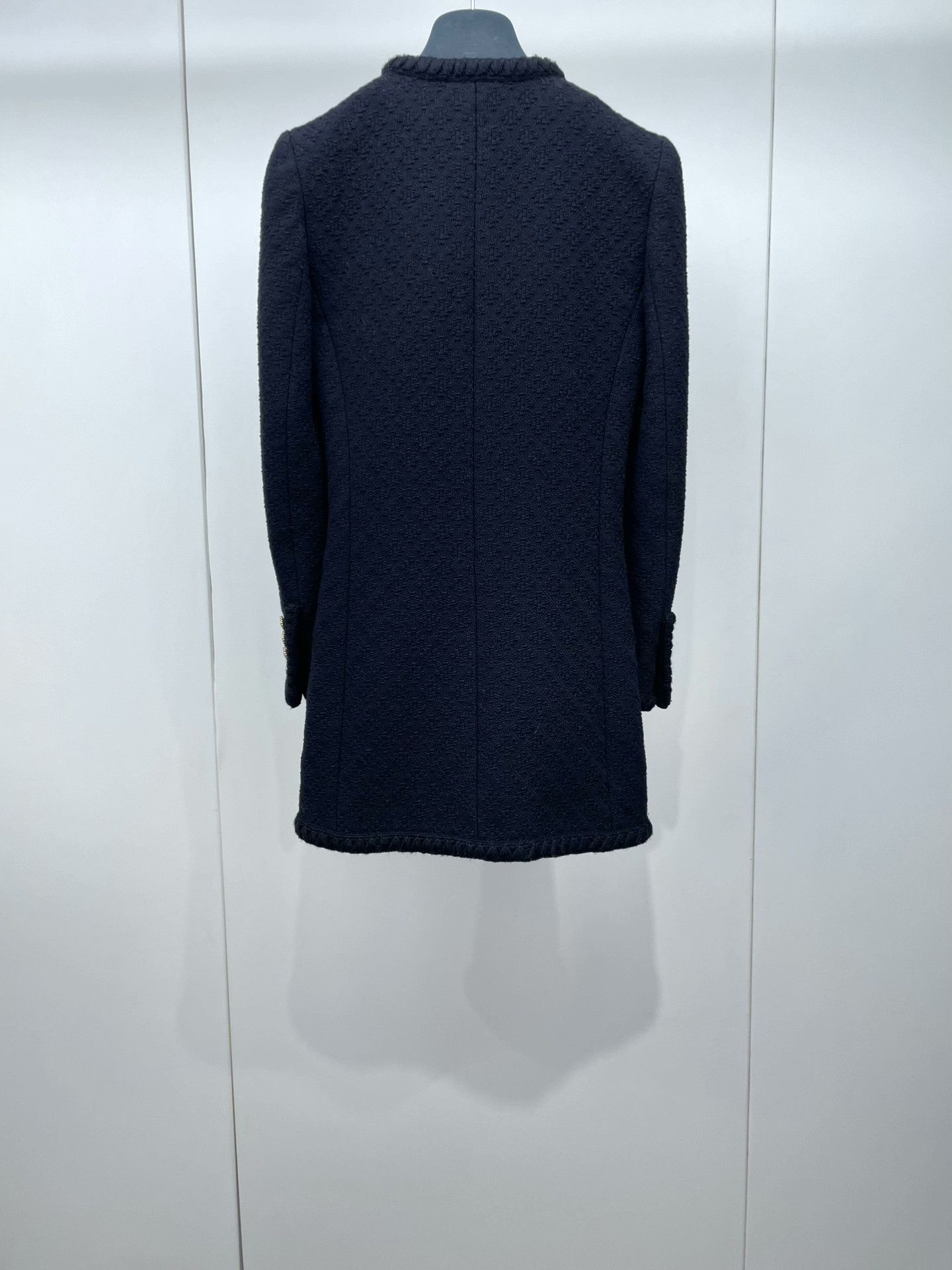 Saint Laurent Paris Saint Laurent Tweed Gold Button Coat Size XXS / US 00 / IT 34 - 2 Thumbnail