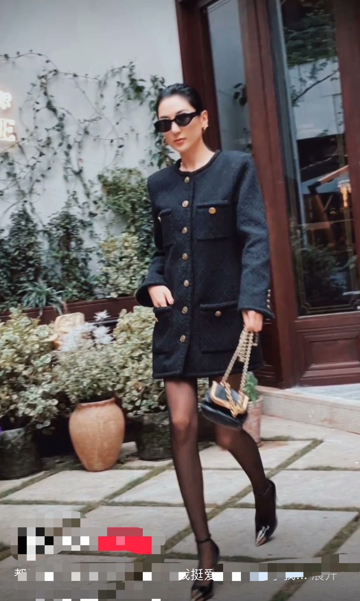Saint Laurent Paris Saint Laurent Tweed Gold Button Coat Size XXS / US 00 / IT 34 - 7 Thumbnail