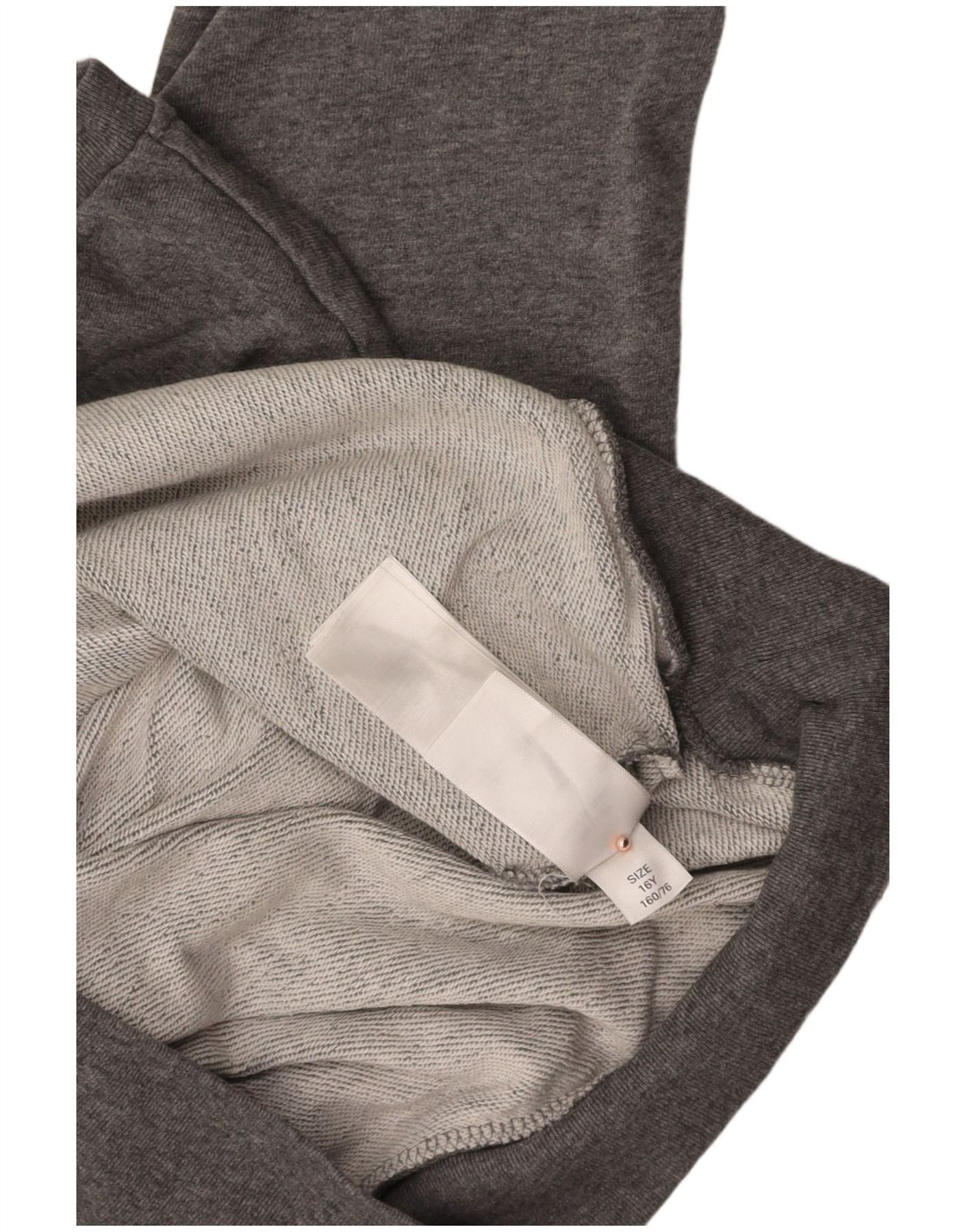 Diesel Boys Graphic Sweatshirt Jumper 15-16 Years Grey Cotton Size XL / US 12-14 / IT 48-50 - 4 Thumbnail