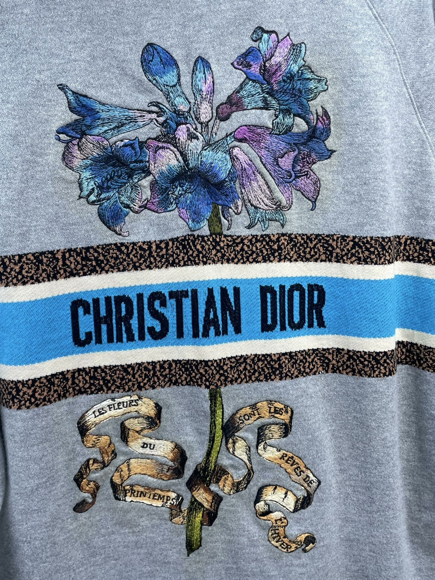 Dior Dior Embroidered Letter Logo Hoodie Size US M / EU 48-50 / 2 - 3 Thumbnail