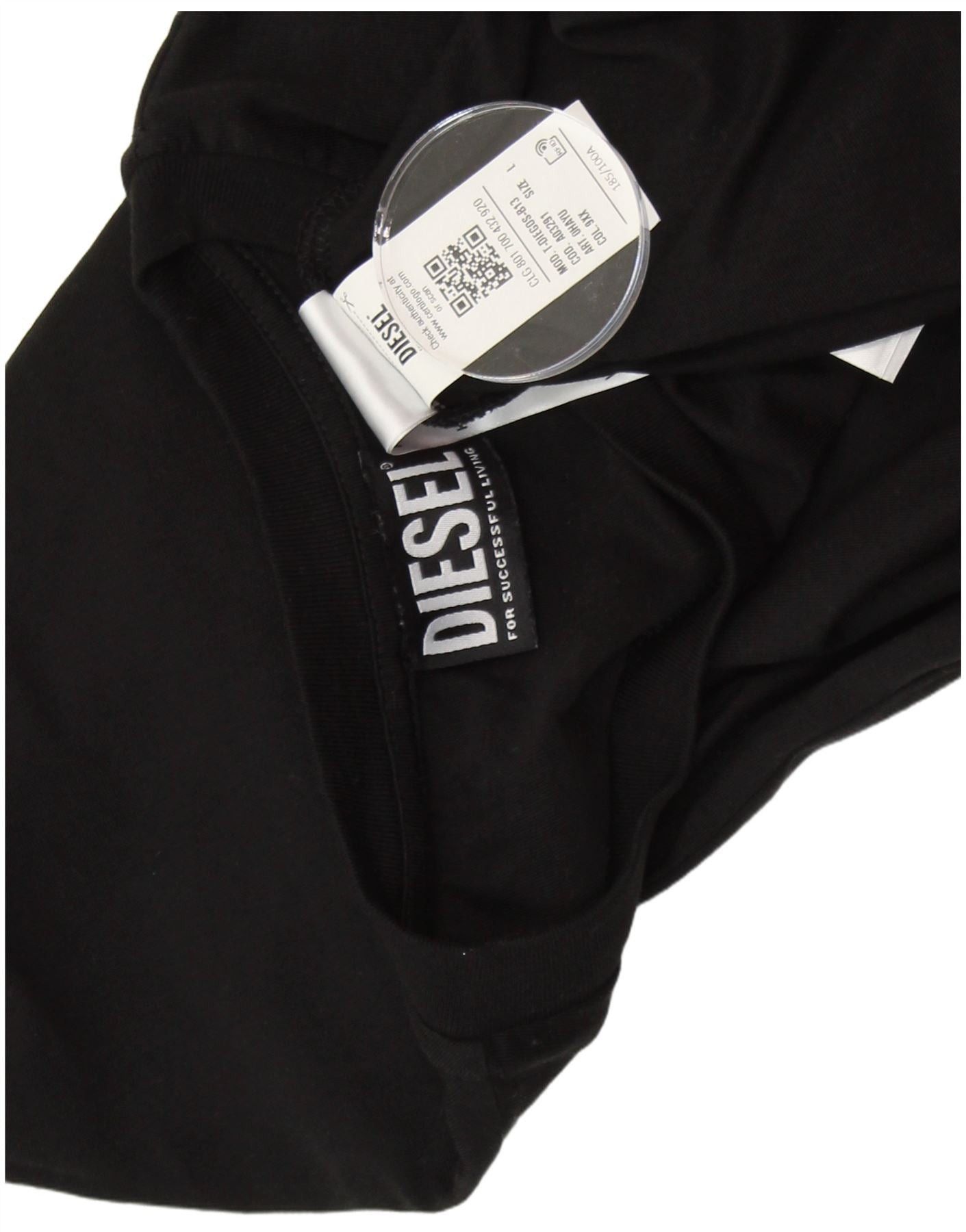 Diesel Mens Graphic T-Shirt Top Large Black Cotton Size US M / EU 48-50 / 2 - 3 Thumbnail