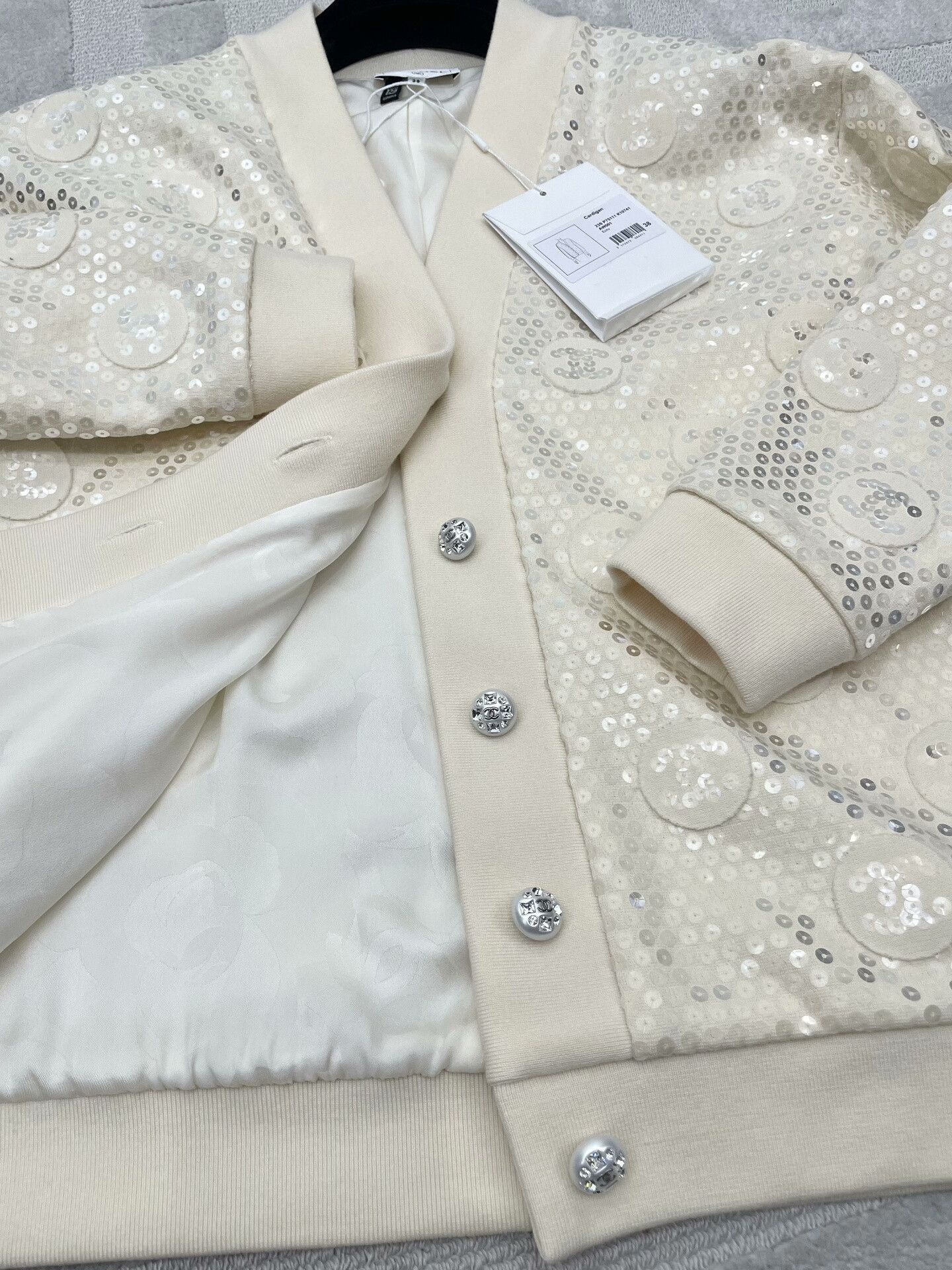 Chanel Chanel 23S Double C Sequin Jacket Size S / US 4 / IT 40 - 4 Thumbnail