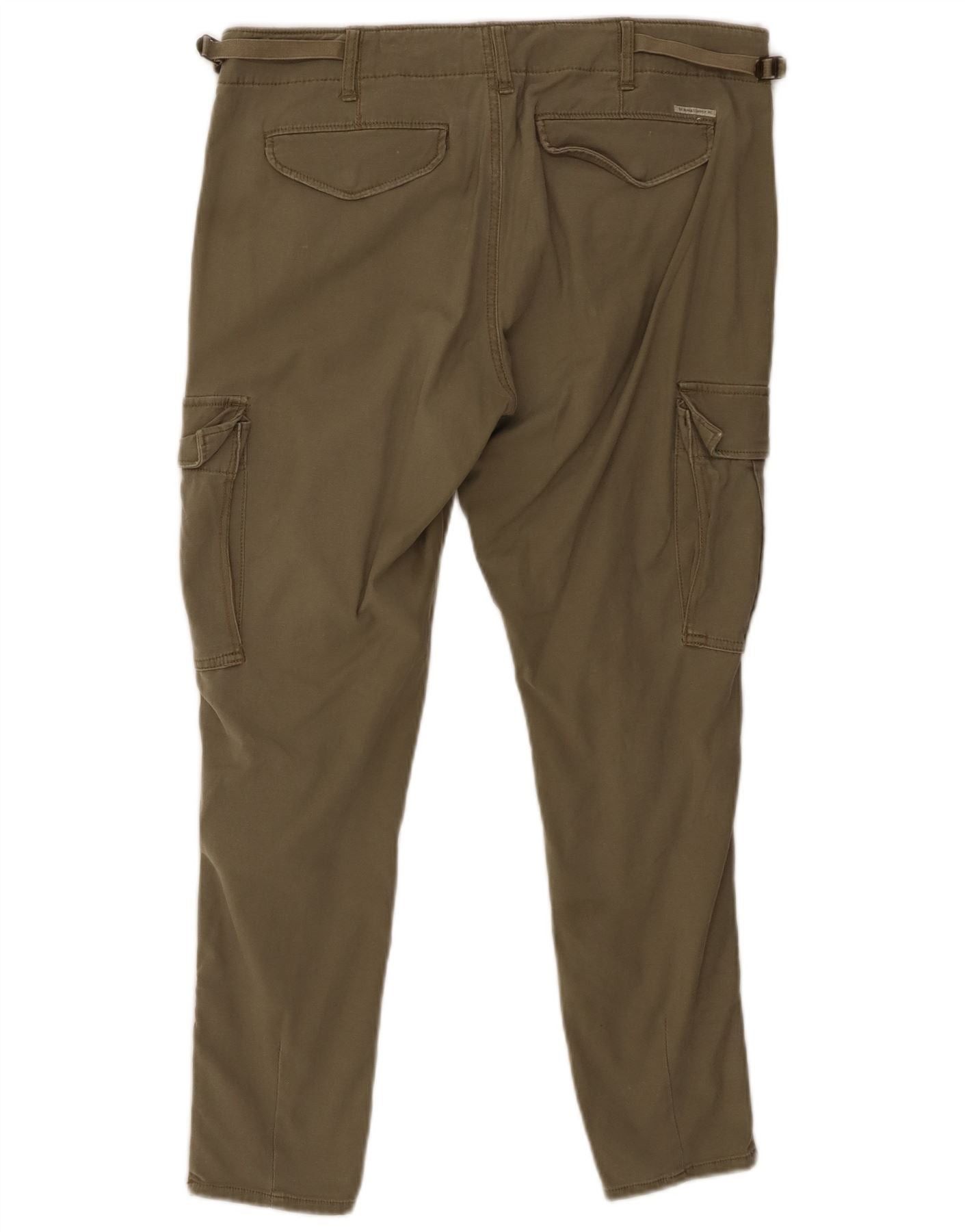 Ralph Lauren Womens Skinny Cargo Trousers W32 L27 Green Cotton Size 24" / US 00 / IT 34 - 2 Thumbnail