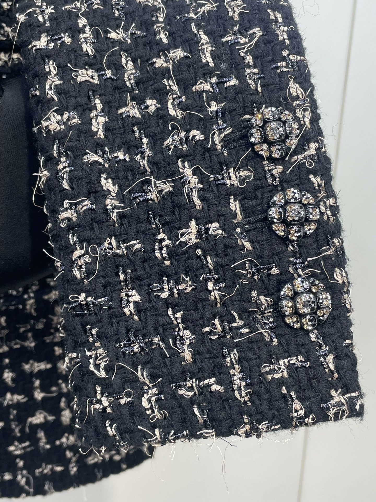 Chanel Chanel 22K Stand Collar Tweed Jacket Size XXS / US 00 / IT 34 - 3 Thumbnail