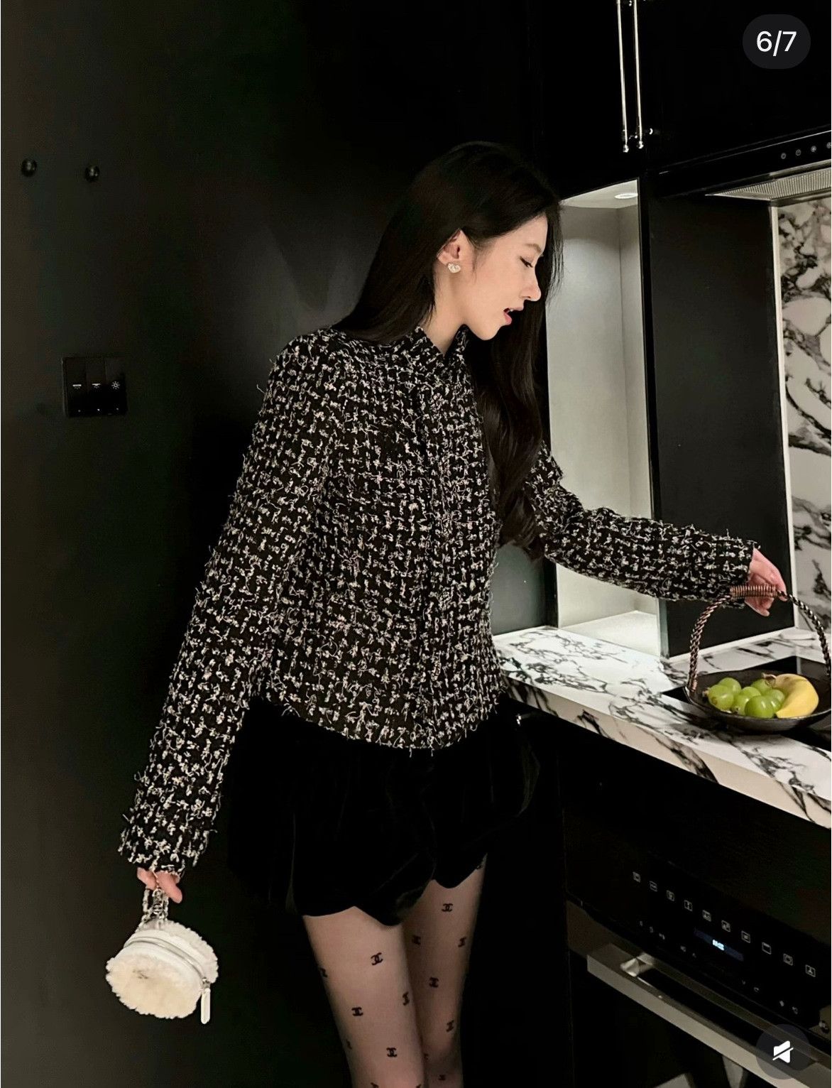 Chanel Chanel 22K Stand Collar Tweed Jacket Size XXS / US 00 / IT 34 - 8 Thumbnail