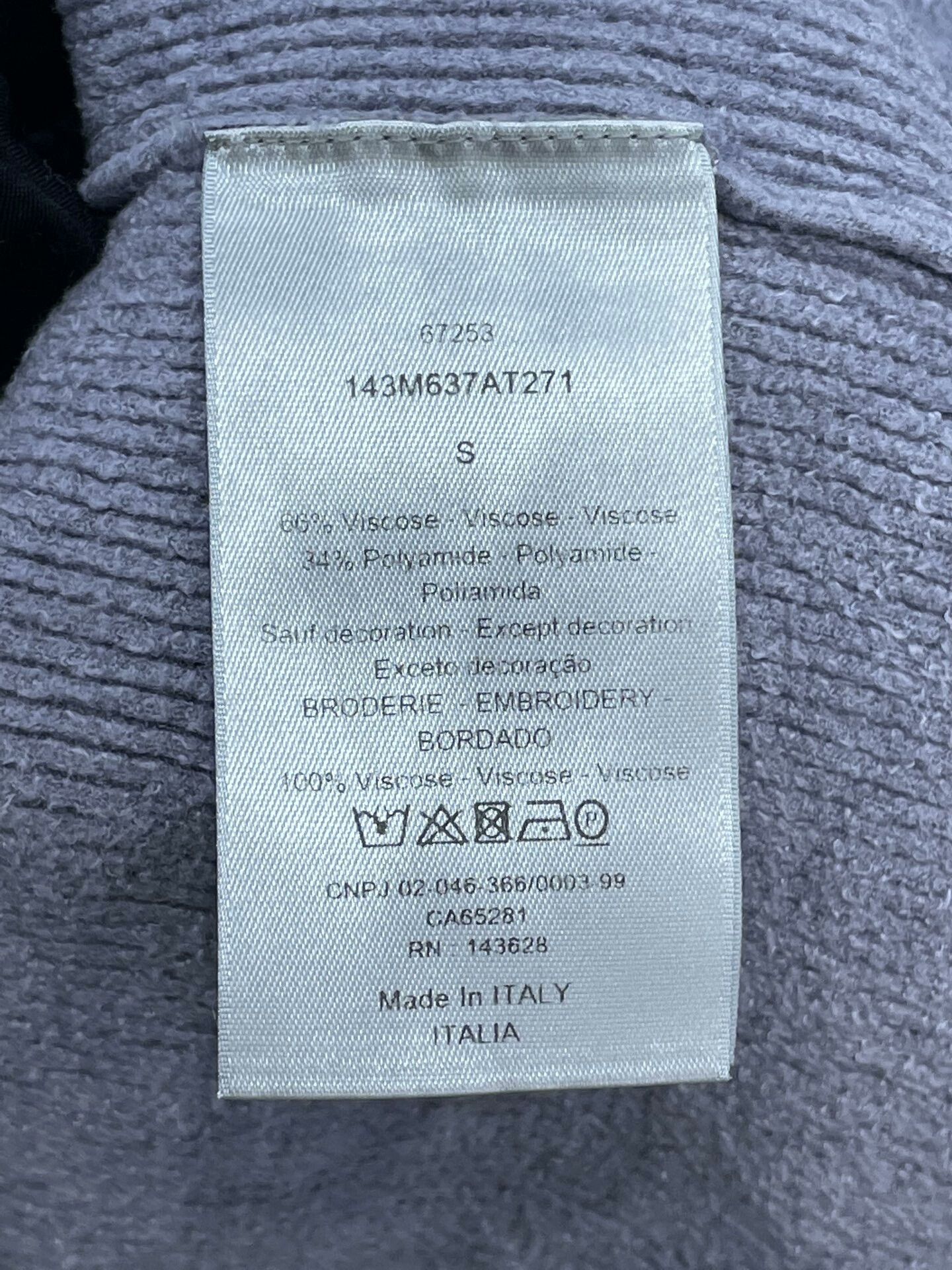 Dior Dior Gray Turtleneck Sweater Size S / US 4 / IT 40 - 6 Thumbnail