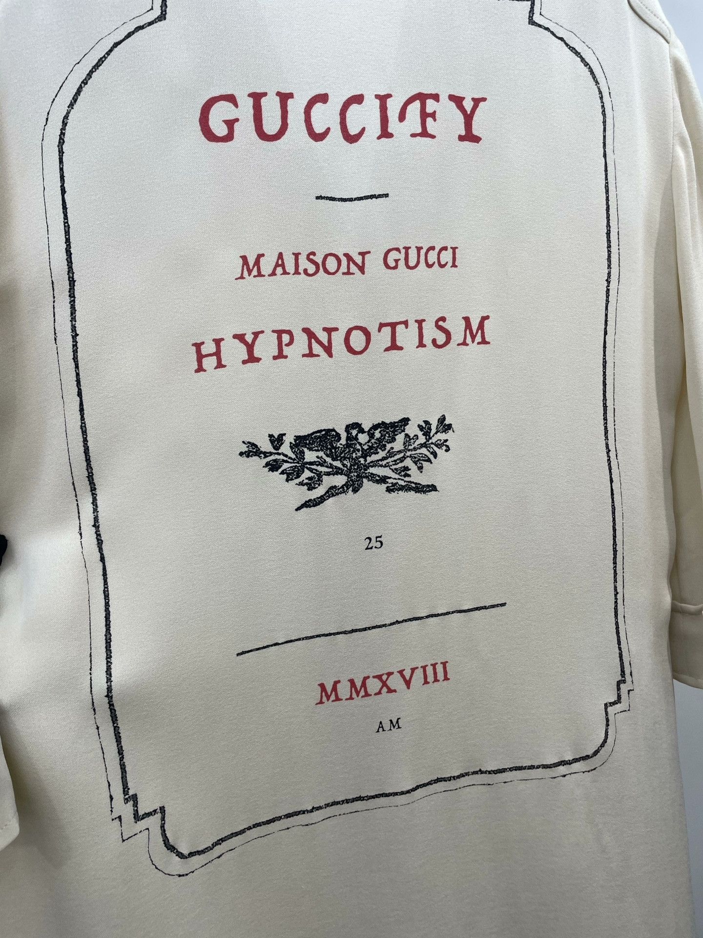 Gucci Gucci Printed Letter Loose Shirt Size S / US 4 / IT 40 - 3 Thumbnail