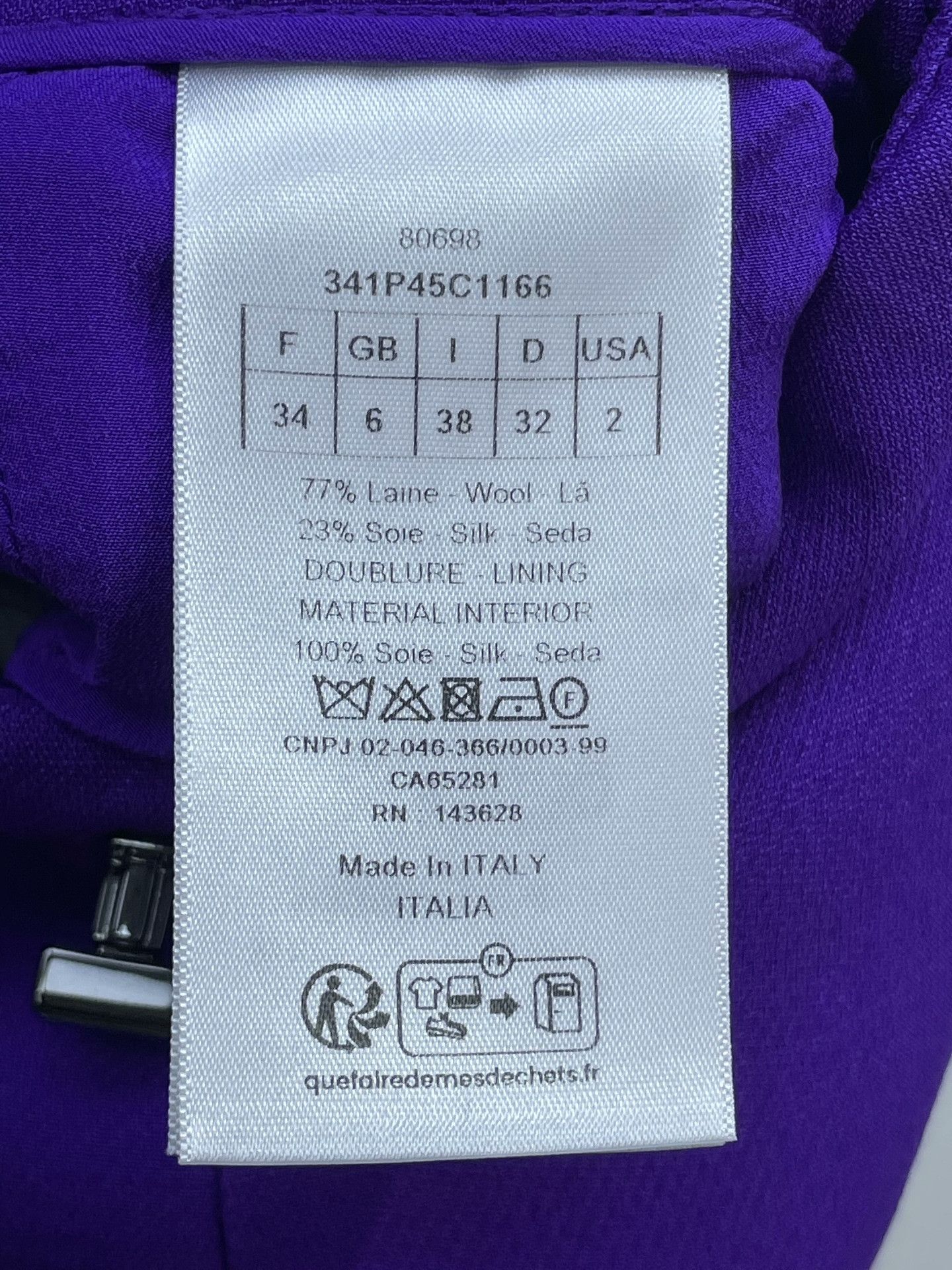 Dior Dior 23 Early Autumn Purple CD Skort Size 34" / US 12 / IT 48 - 6 Thumbnail