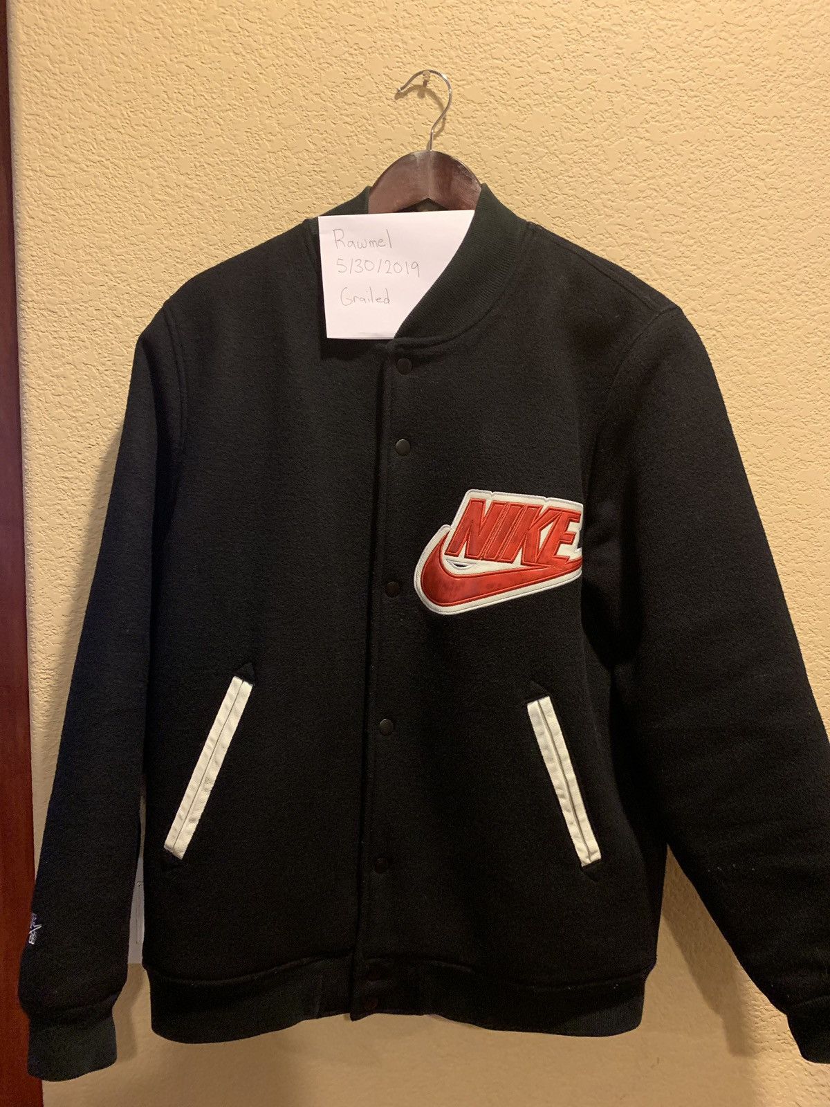 supreme nike sb varsity jacket