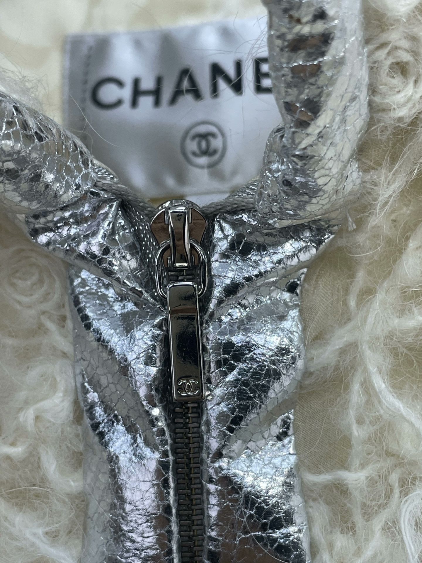 Chanel Chanel Beige Hollow-Out Two-Pocket Jacket Size XXS / US 00 / IT 34 - 6 Thumbnail
