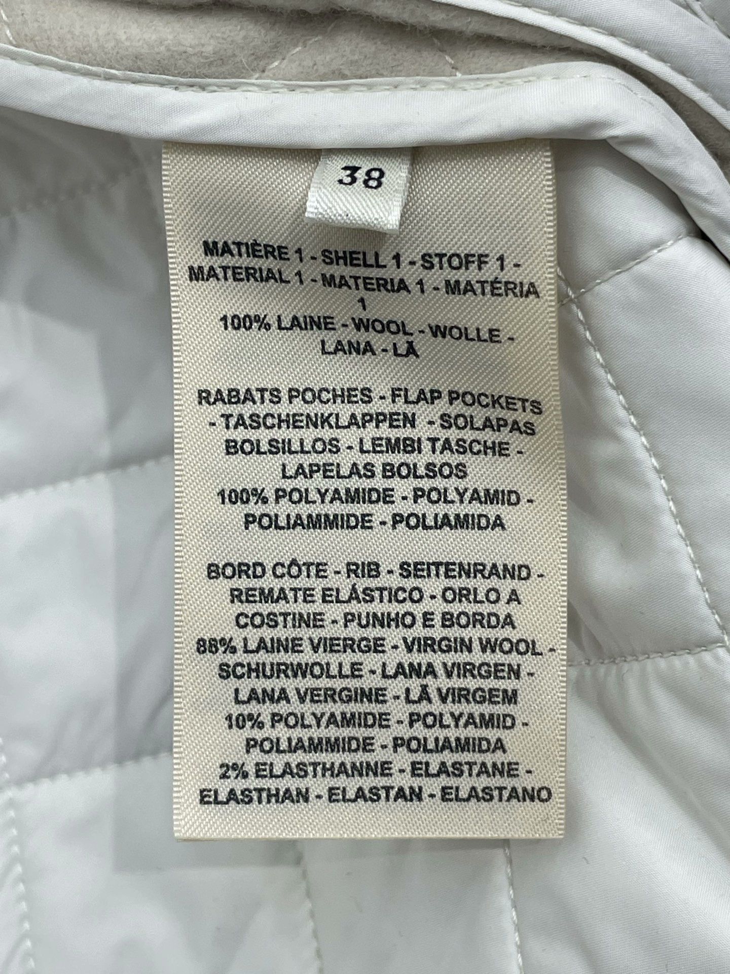 Hermes Hermes Lamb Wool Collar Wool Jacket Size S / US 4 / IT 40 - 8 Thumbnail
