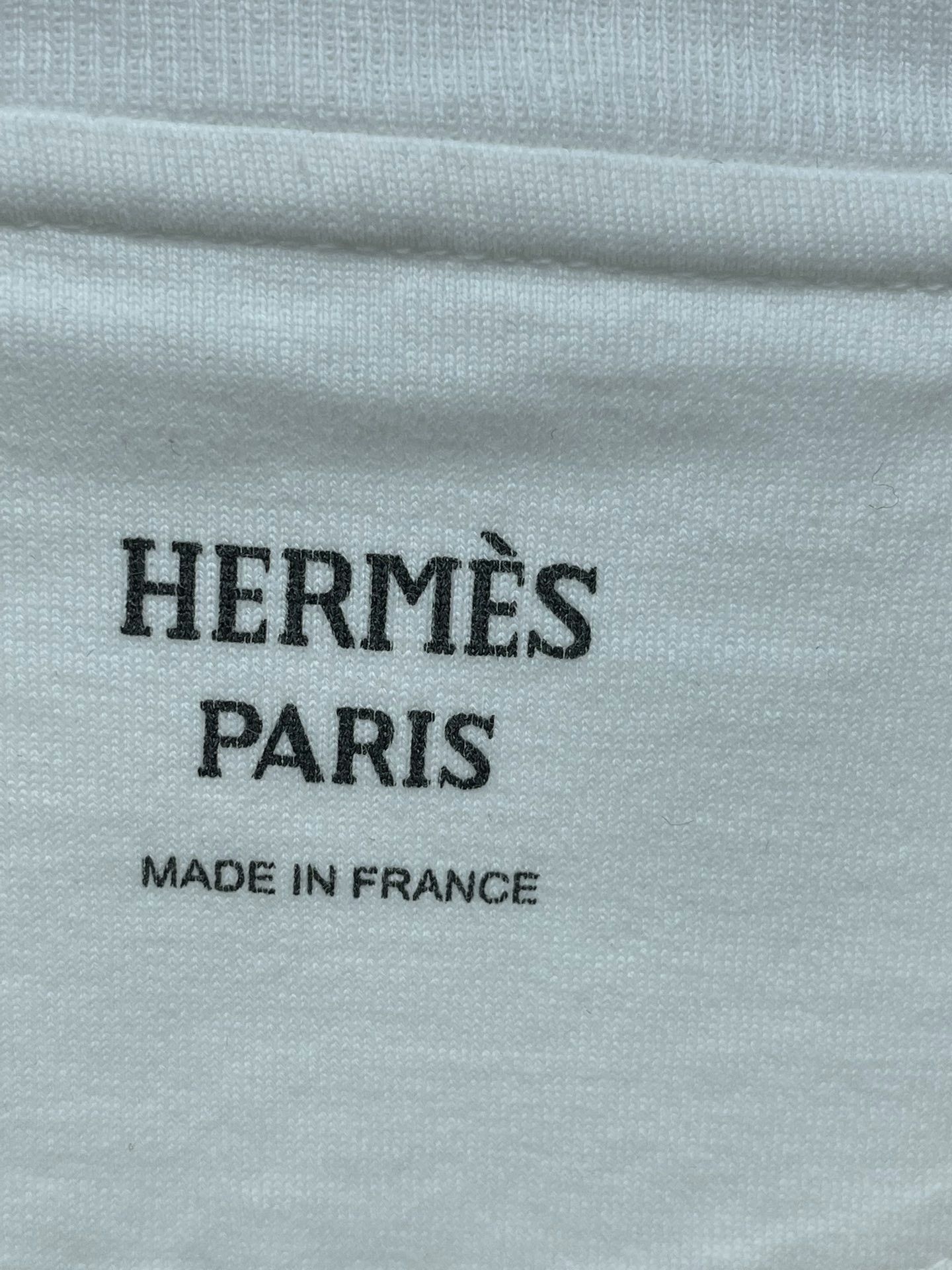Hermes Hermes White Short-Sleeve T-Shirt Size XS / US 0-2 / IT 36-38 - 4 Thumbnail
