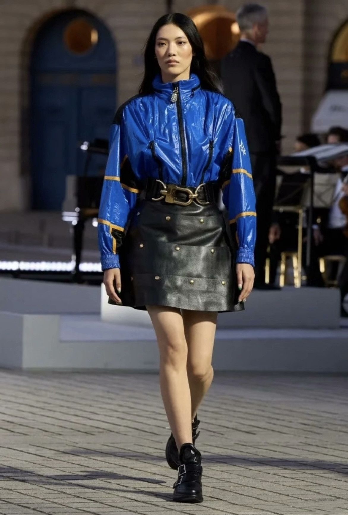 Louis Vuitton LV Blue Trench Coat Size XS / US 0-2 / IT 36-38 - 8 Thumbnail