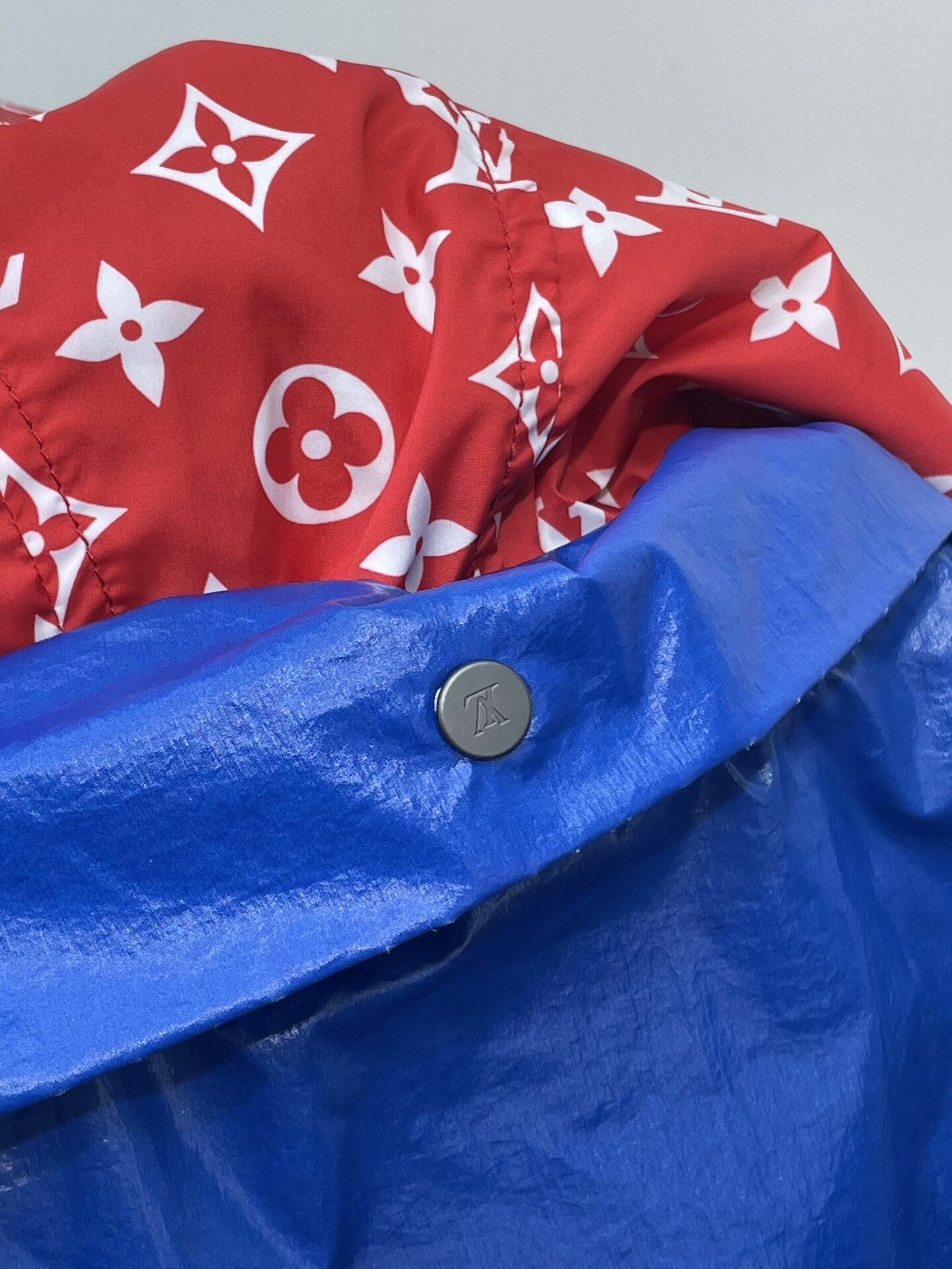 Louis Vuitton LV Blue Trench Coat Size XS / US 0-2 / IT 36-38 - 5 Thumbnail