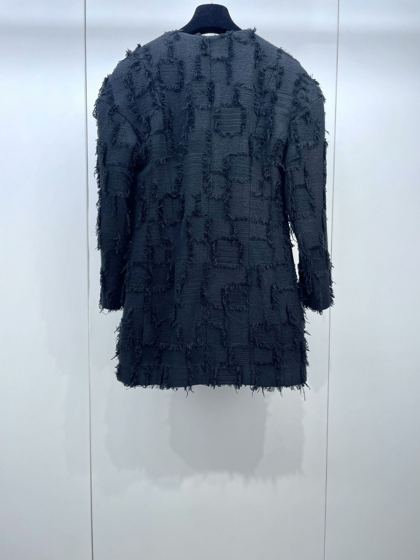 Chanel Chanel 21S Black Fringe Coat Size XS / US 0-2 / IT 36-38 - 2 Thumbnail