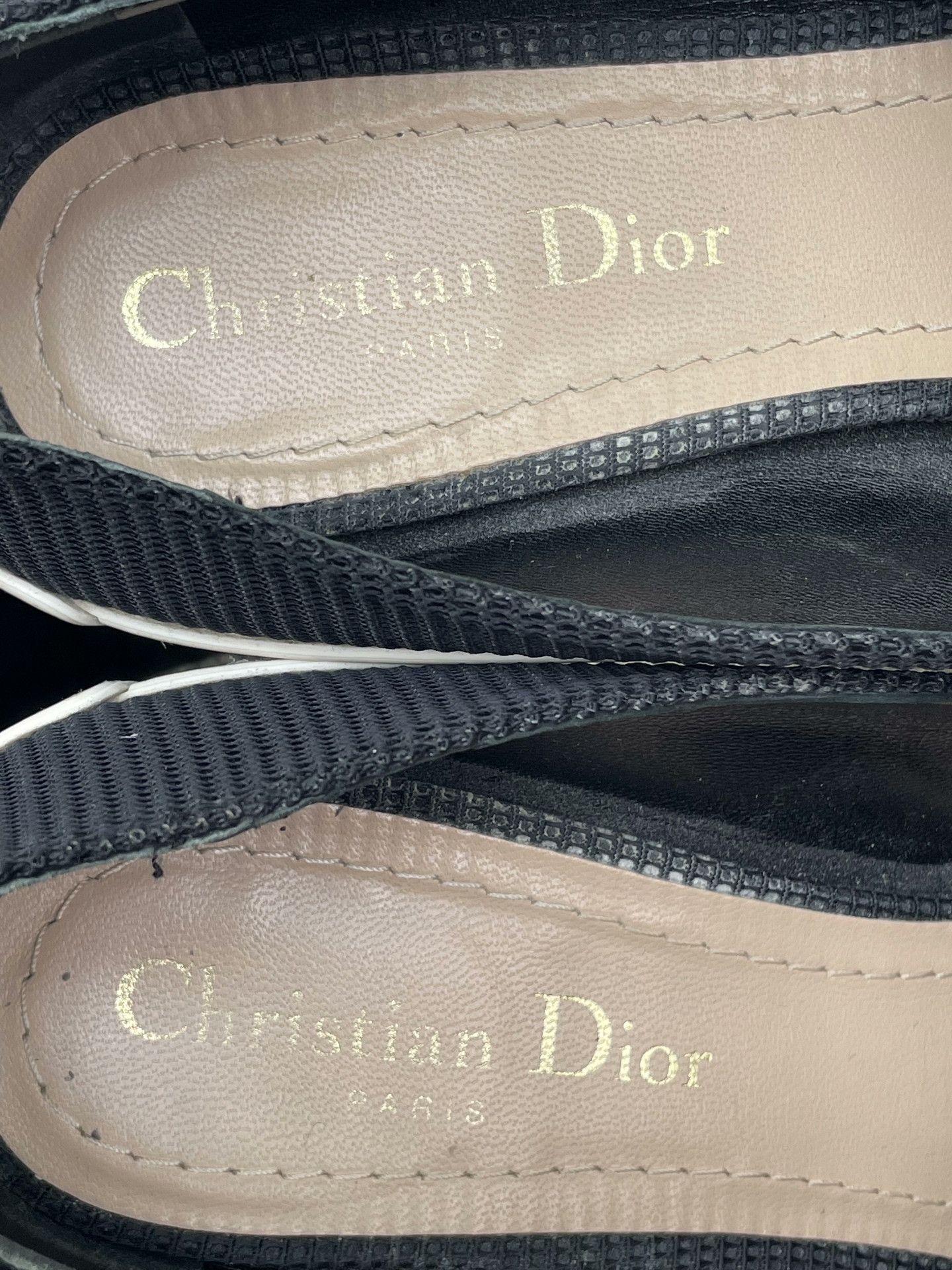 Dior Dior Black White Colorblock High Heels Size US 7.5 / IT 37.5 - 5 Thumbnail