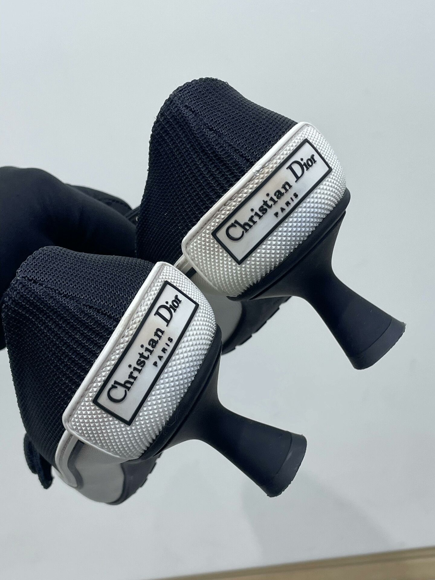 Dior Dior Black White Colorblock High Heels Size US 7.5 / IT 37.5 - 2 Thumbnail