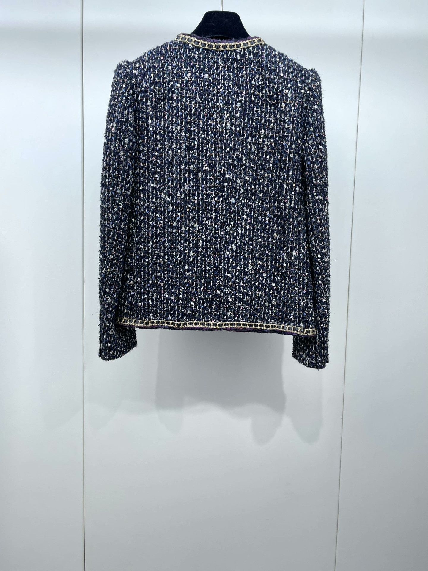 Chanel CHANEL Women's Sequin Knit Jacket Size XS / US 0-2 / IT 36-38 - 2 Thumbnail