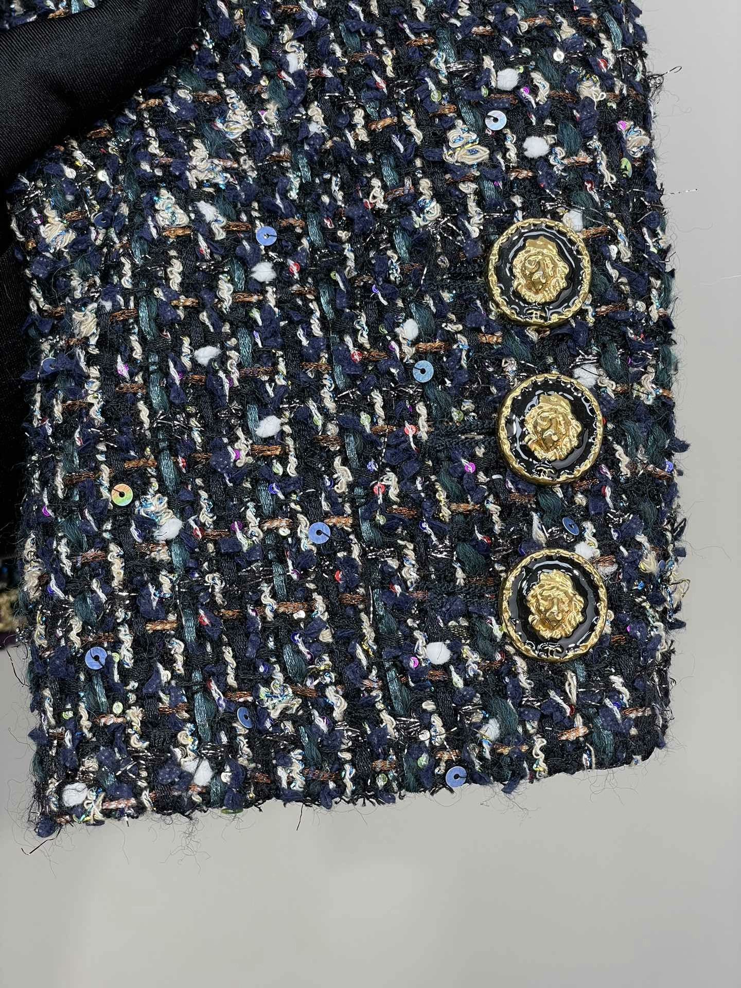 Chanel CHANEL Women's Sequin Knit Jacket Size XS / US 0-2 / IT 36-38 - 3 Thumbnail