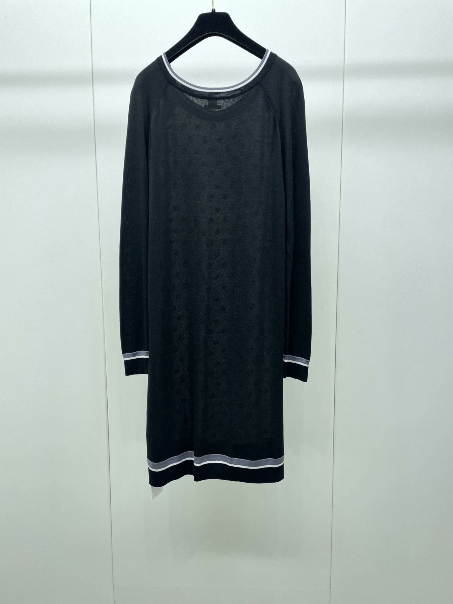 Hermes Hermes Polka Dot Color Block Knit Dress Size S / US 4 / IT 40 - 2 Thumbnail