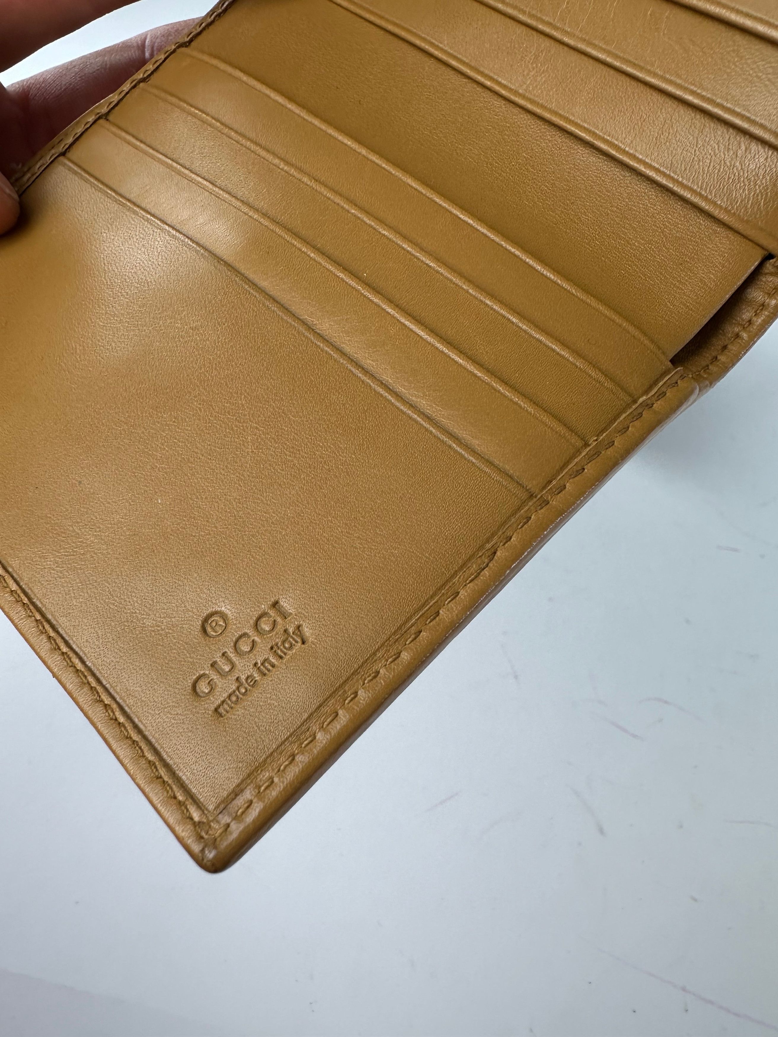 Gucci Vintage Jackie Suede Leather Wallet Pink Beige Size ONE SIZE - 6 Thumbnail
