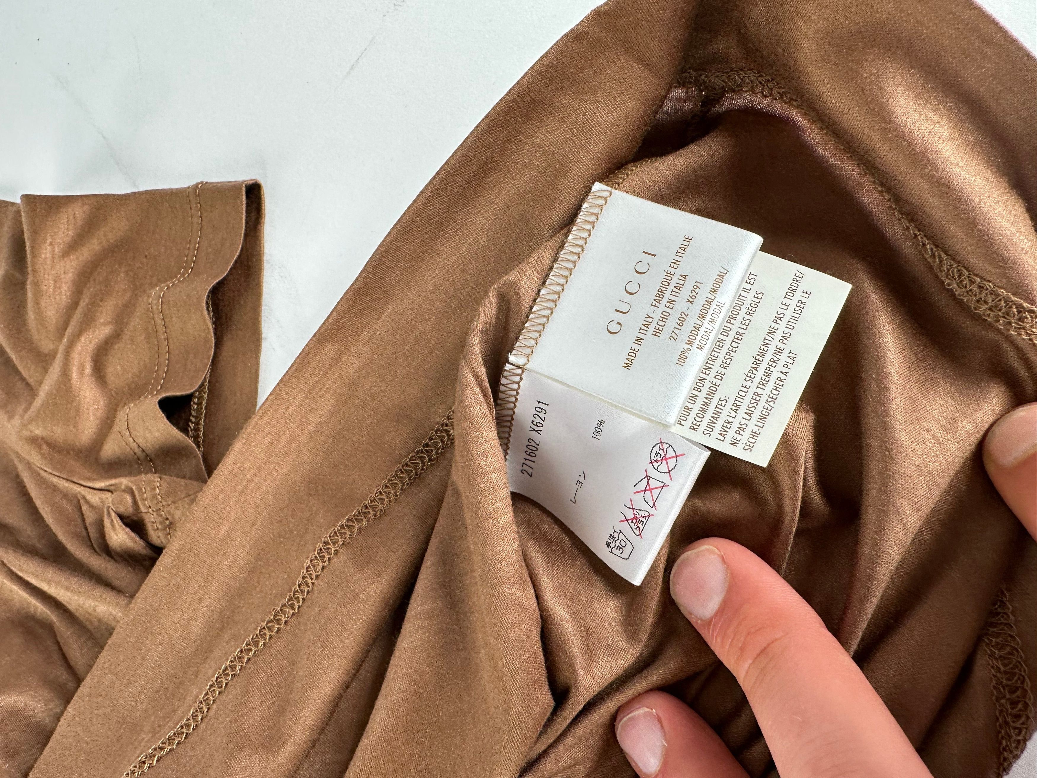 Gucci Vintage GG Shirt Brown M Size S / US 4 / IT 40 - 8 Thumbnail