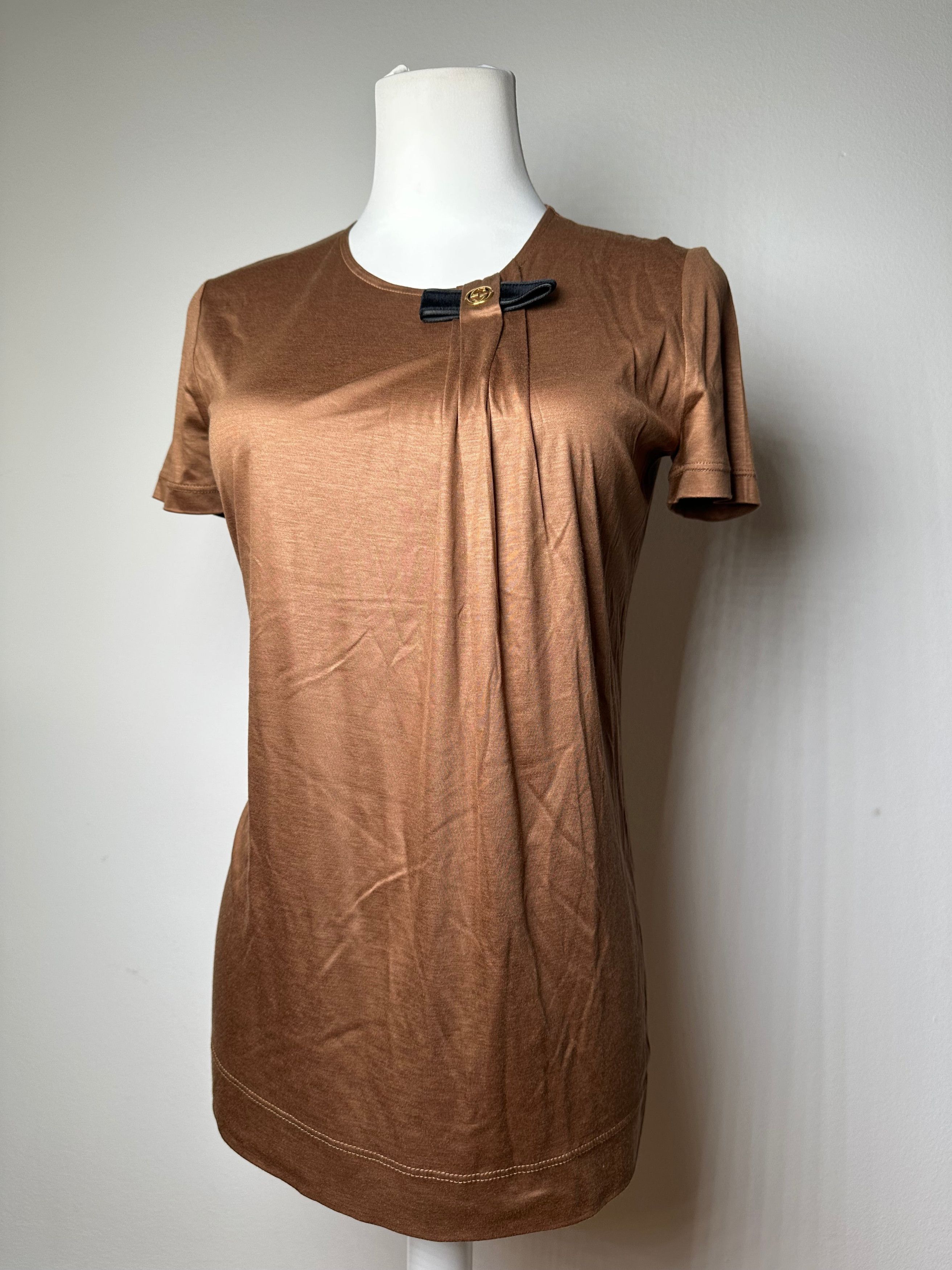 Gucci Vintage GG Shirt Brown M Size S / US 4 / IT 40 - 12 Thumbnail