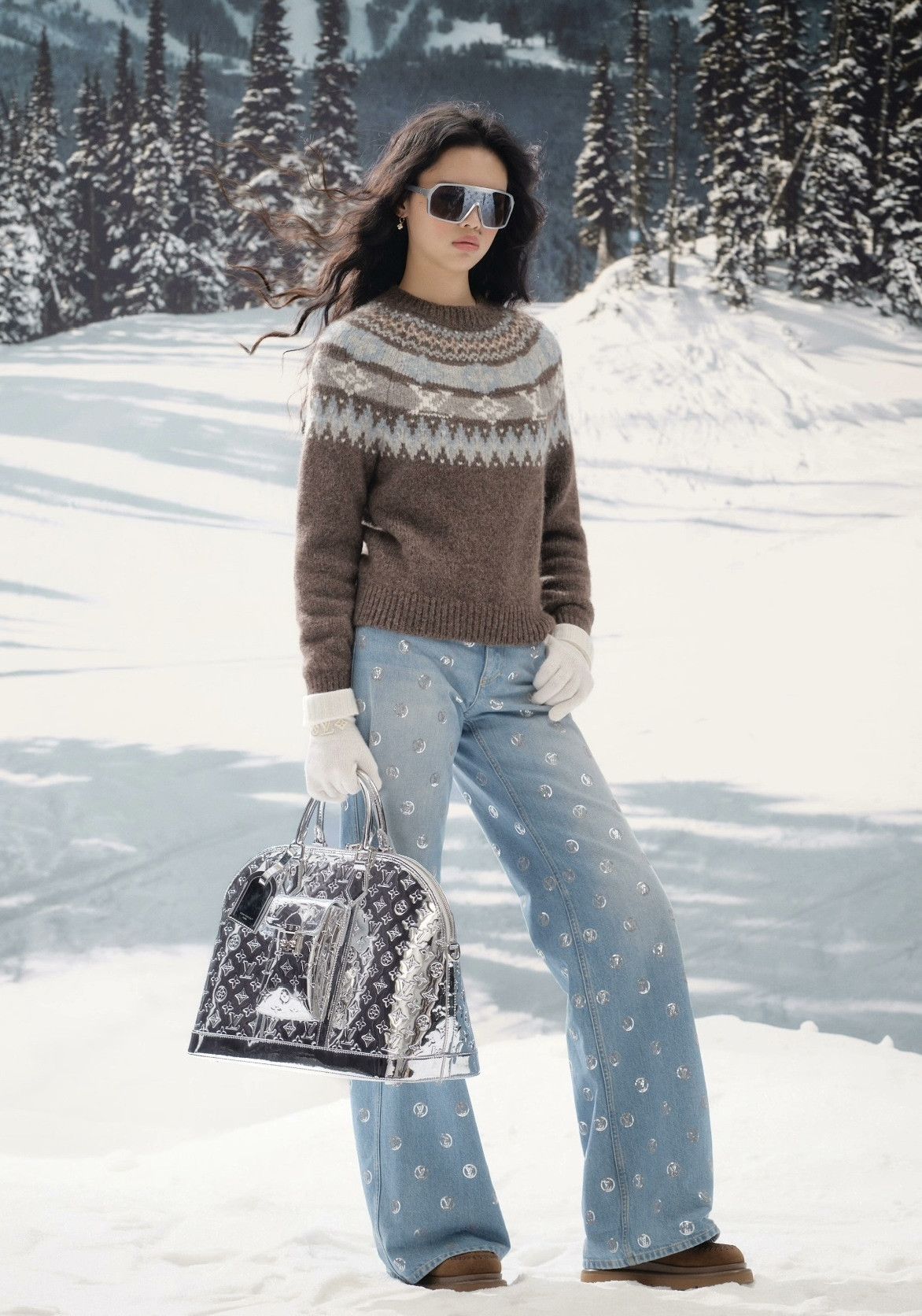 Louis Vuitton LV 2026 Ski Fair Isle Sweater Size S / US 4 / IT 40 - 8 Thumbnail