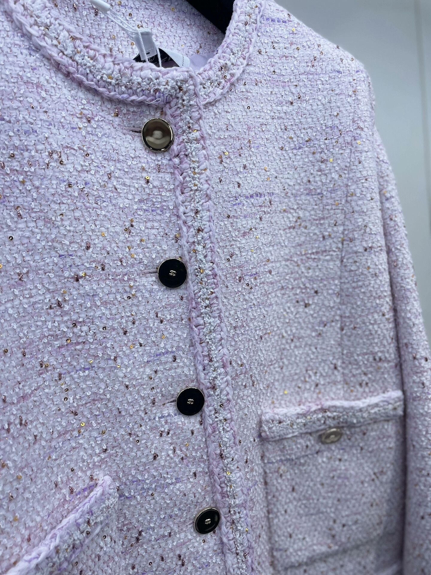 Chanel Chanel 26P Tweed Glitter Woven Jacket Size S / US 4 / IT 40 - 4 Thumbnail