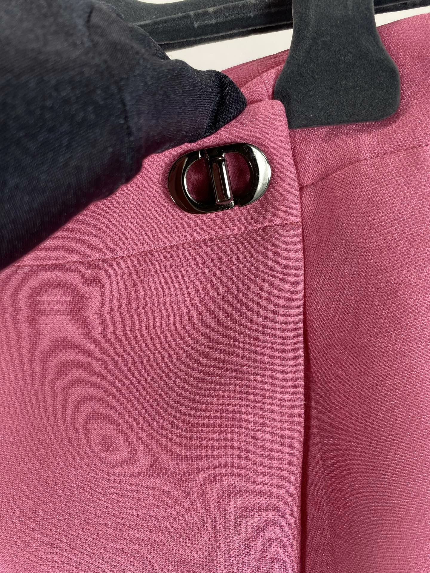Dior Dior 2023 Early Autumn Pink CD Buckle Culottes Size 38" / US 16 / IT 52 - 3 Thumbnail