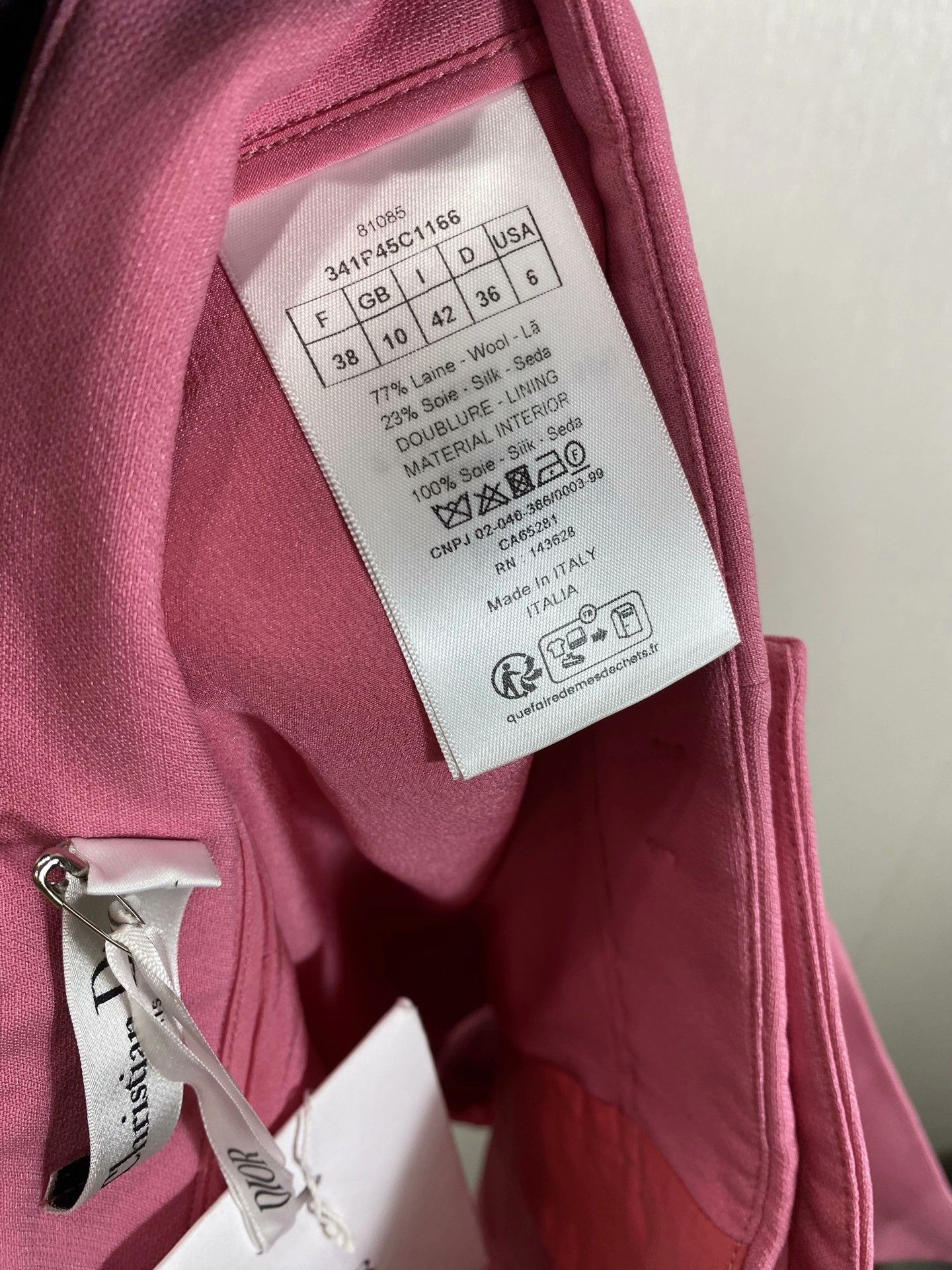 Dior Dior 2023 Early Autumn Pink CD Buckle Culottes Size 38" / US 16 / IT 52 - 7 Thumbnail