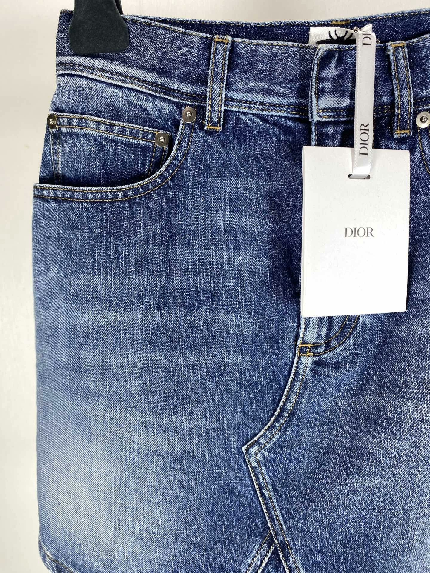 Dior Dior 25 Denim Skirt Size 34" / US 12 / IT 48 - 4 Thumbnail