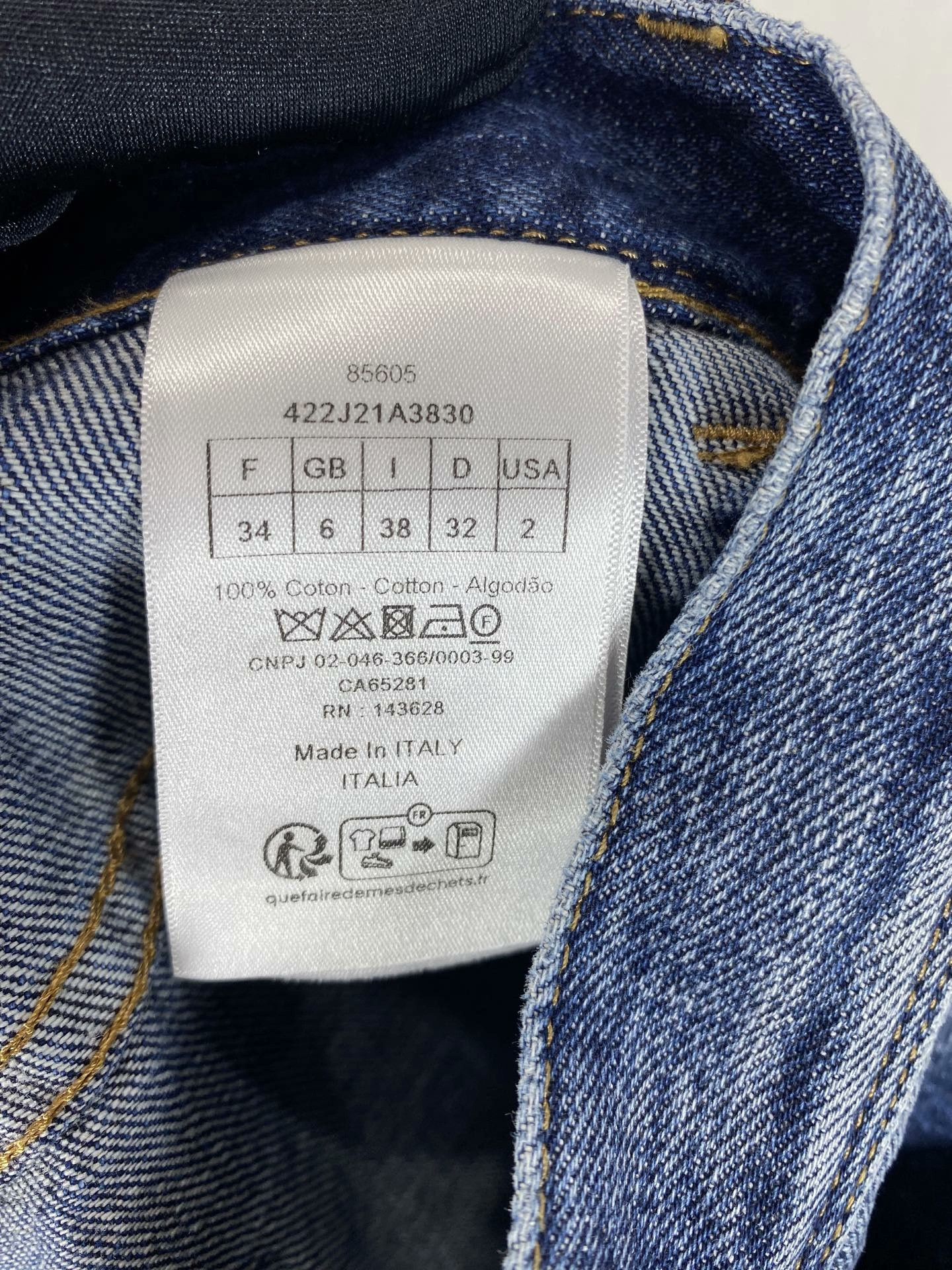 Dior Dior 25 Denim Skirt Size 34" / US 12 / IT 48 - 7 Thumbnail