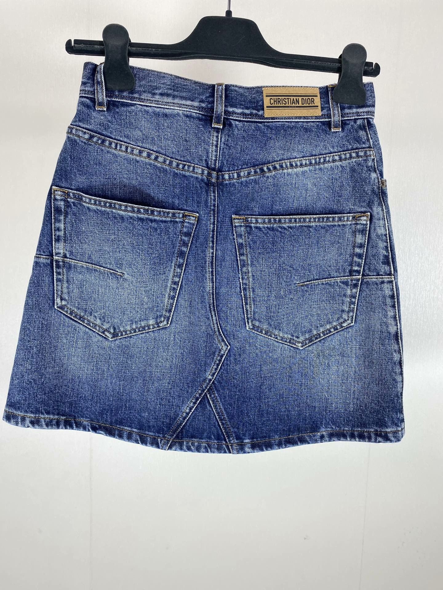 Dior Dior 25 Denim Skirt Size 34" / US 12 / IT 48 - 5 Thumbnail