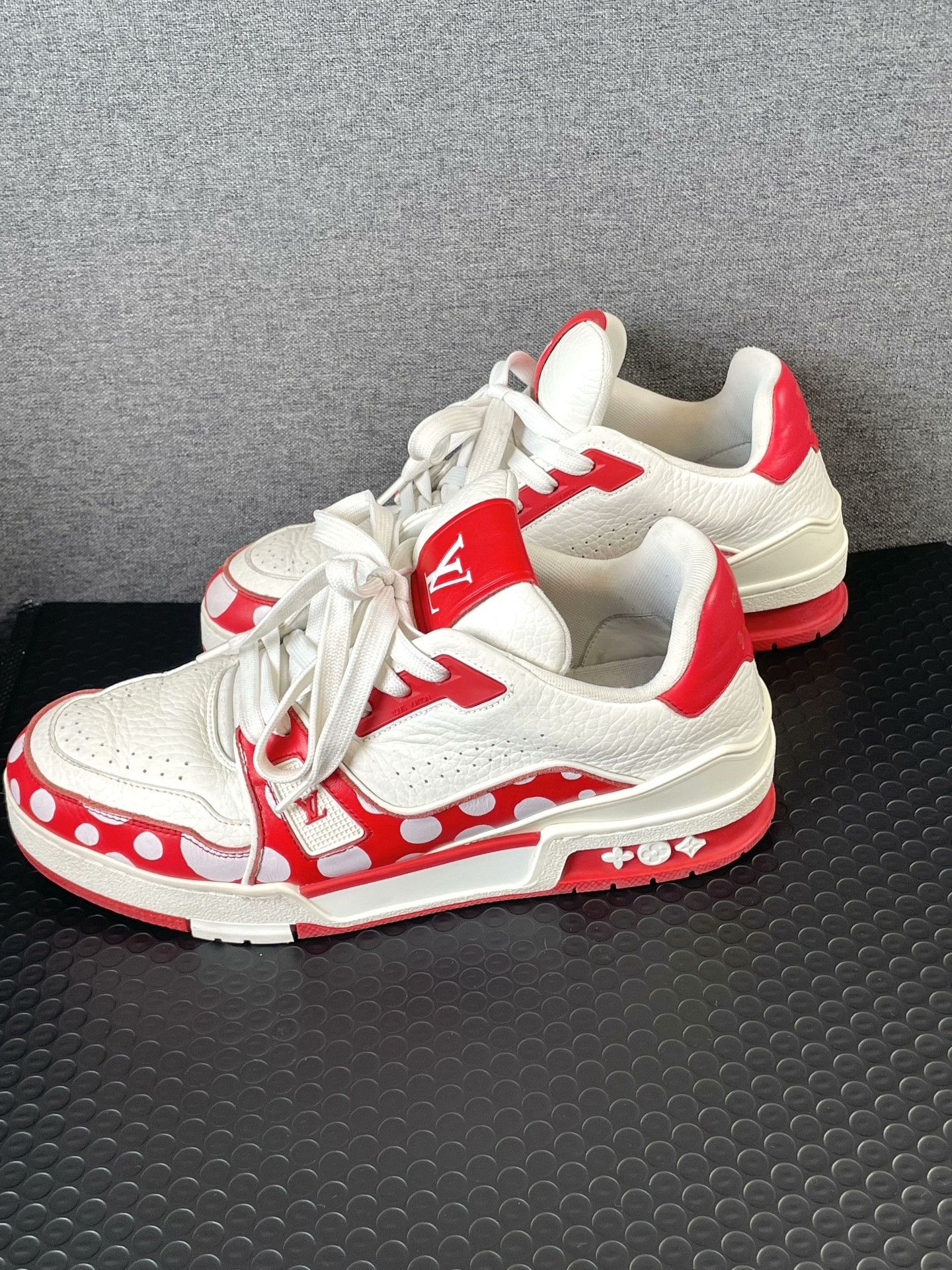 Louis Vuitton LV Yayoi Kusama Trainer Sneakers Size US 5.5 / EU 38 - 2 Thumbnail