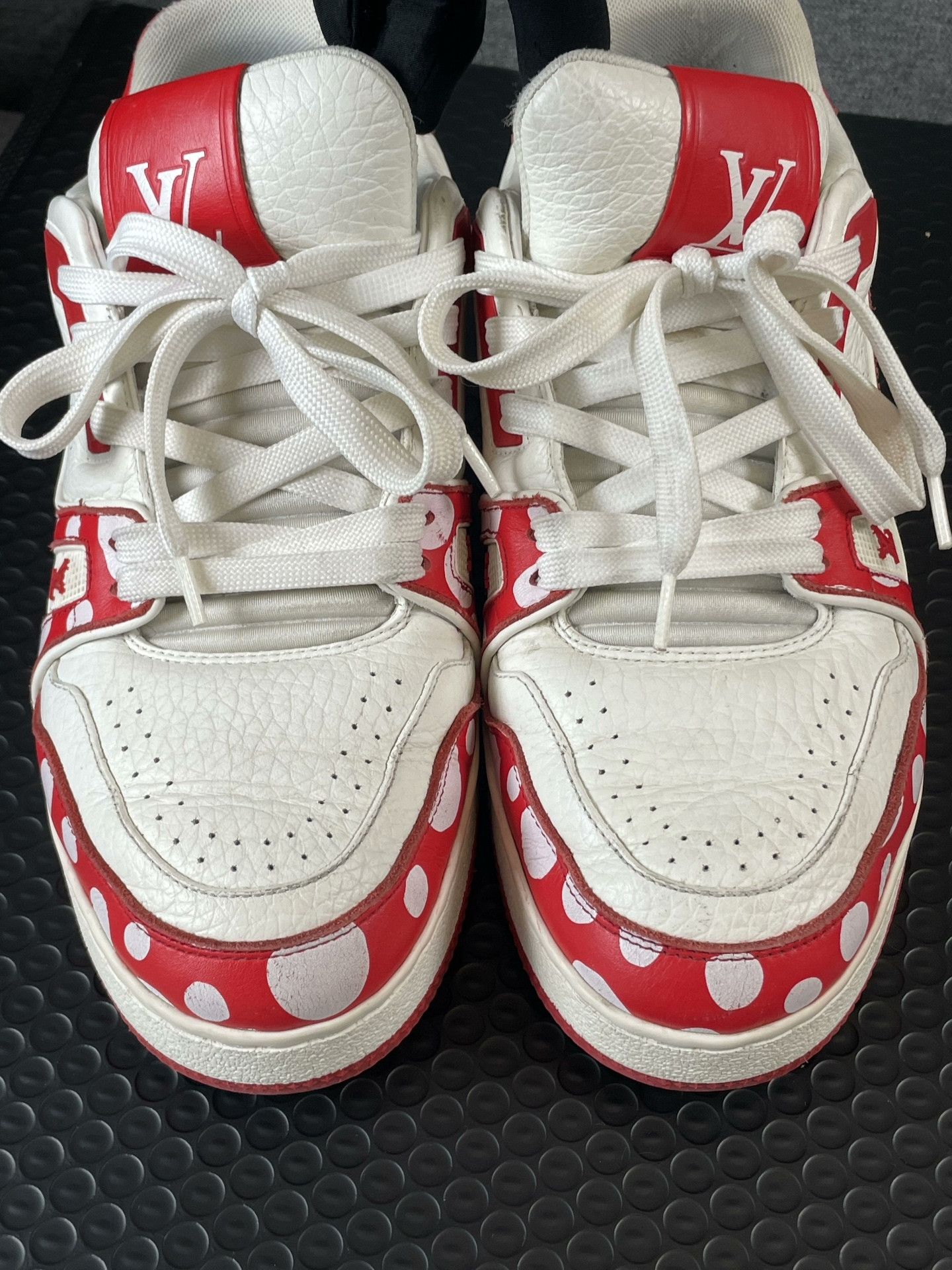 Louis Vuitton LV Yayoi Kusama Trainer Sneakers Size US 5.5 / EU 38 - 5 Thumbnail