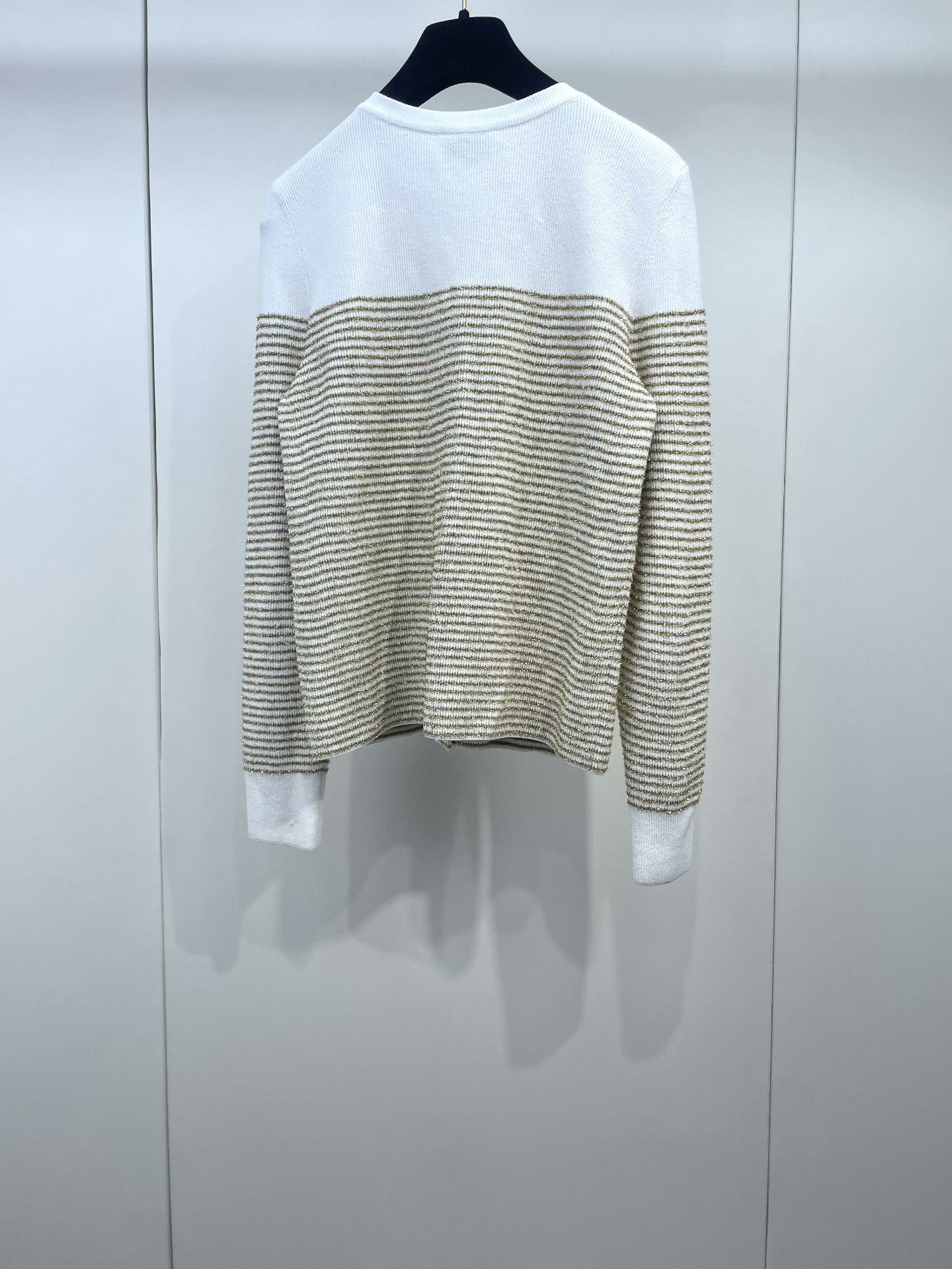 Chanel Chanel Coco Beach Platinum Stripe Cardigan Size S / US 4 / IT 40 - 2 Thumbnail